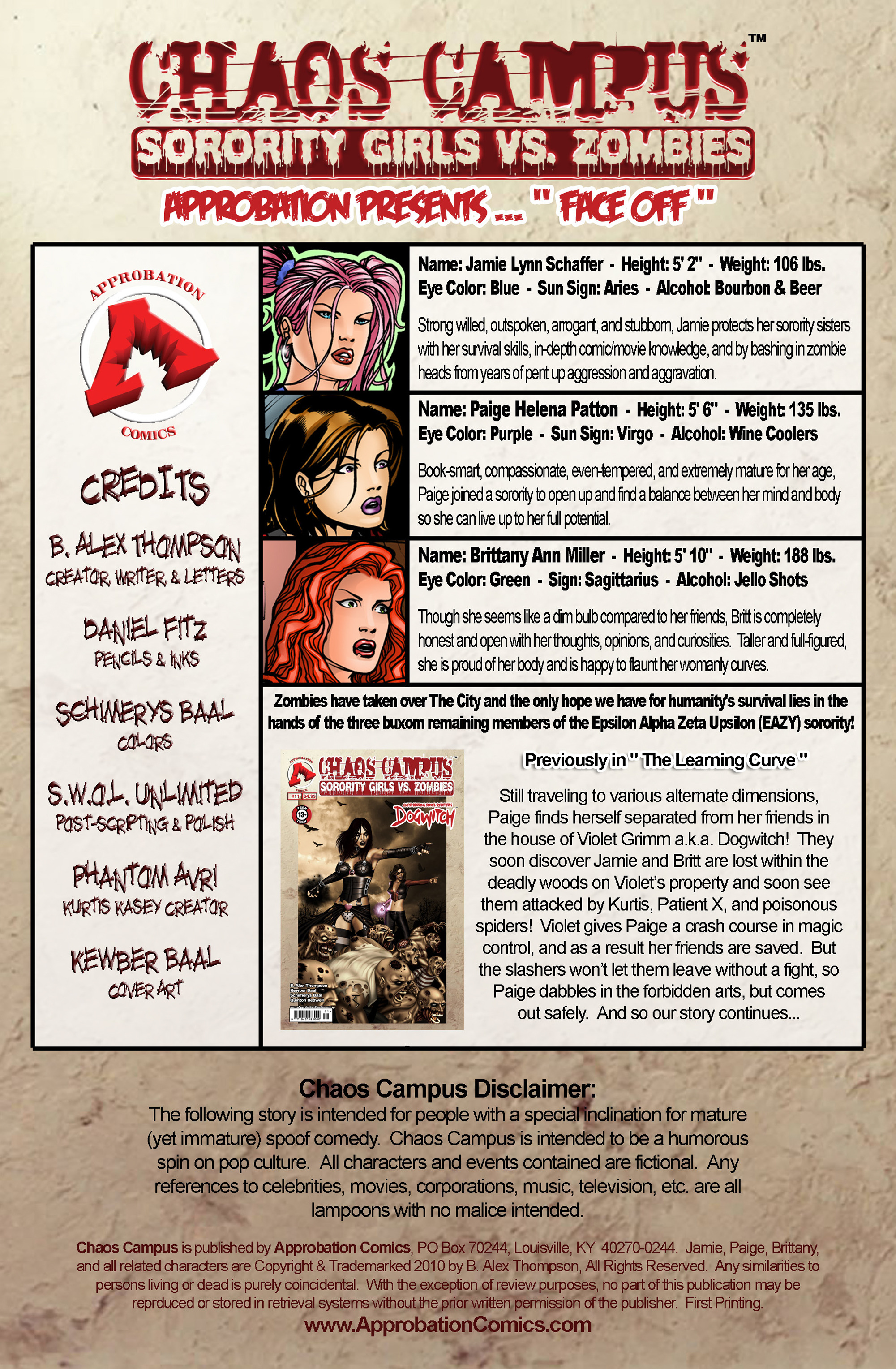 Read online Chaos Campus: Sorority Girls Vs. Zombies comic -  Issue #12 - 2