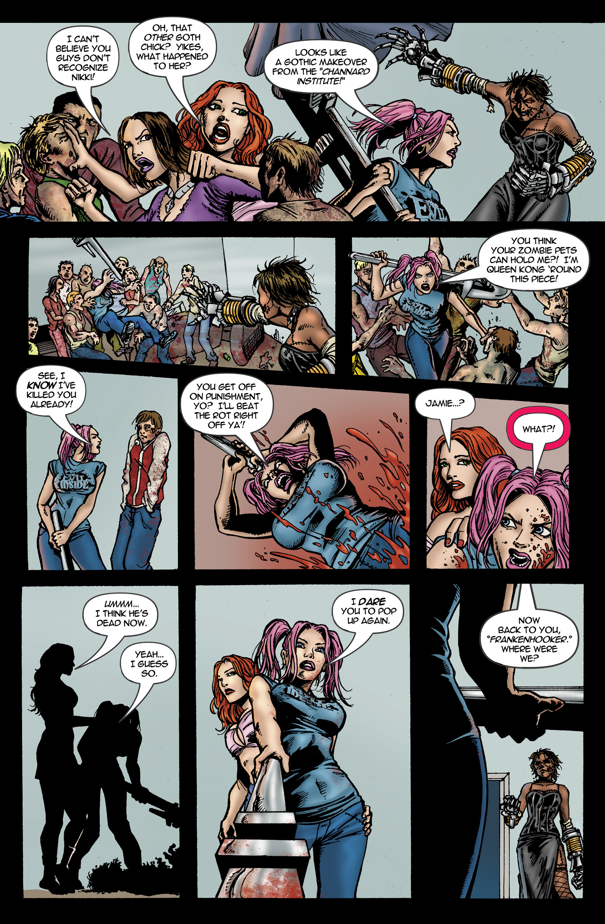 Read online Chaos Campus: Sorority Girls Vs. Zombies comic -  Issue #15 - 14
