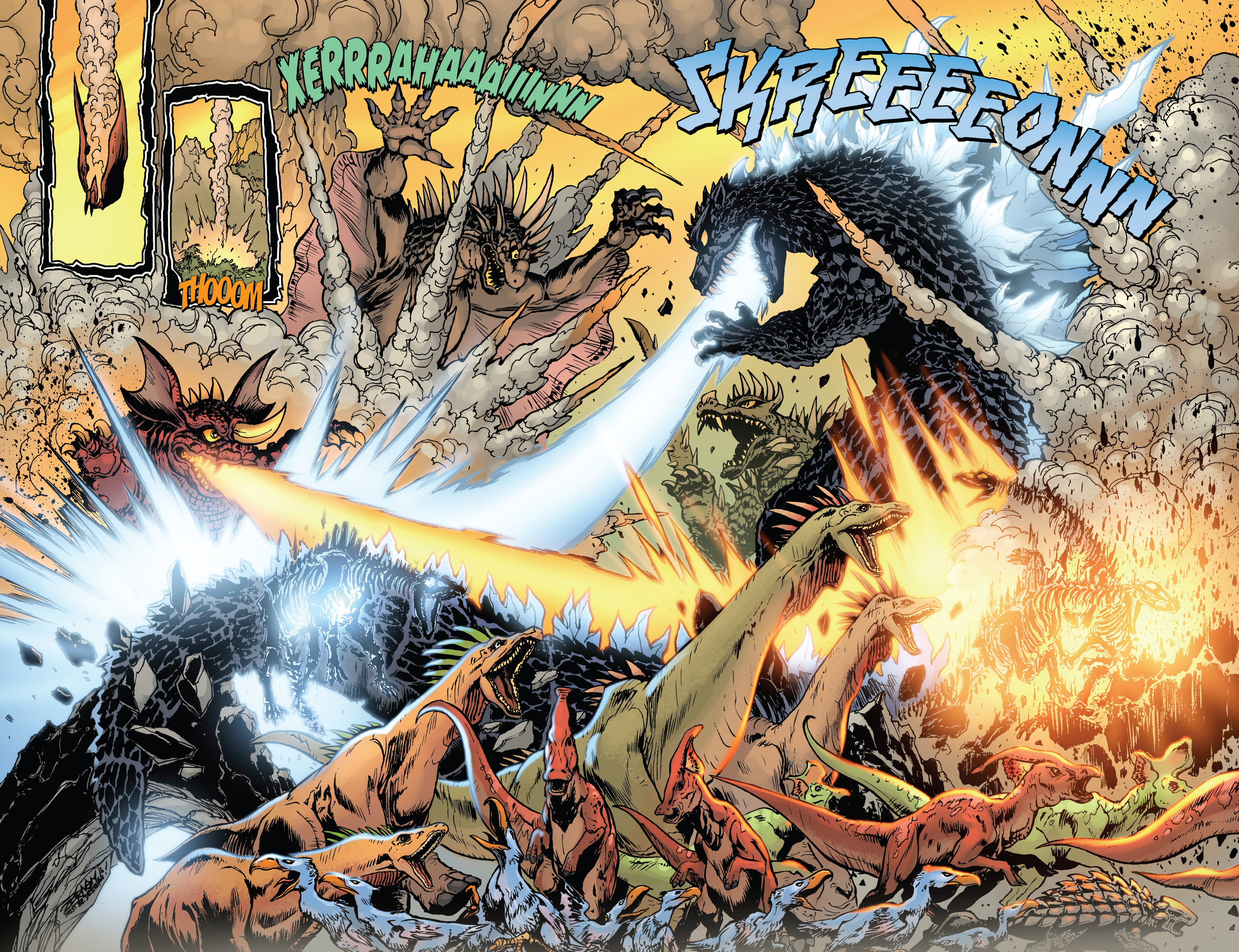 Read online Godzilla: Rage Across Time comic -  Issue #5 - 6