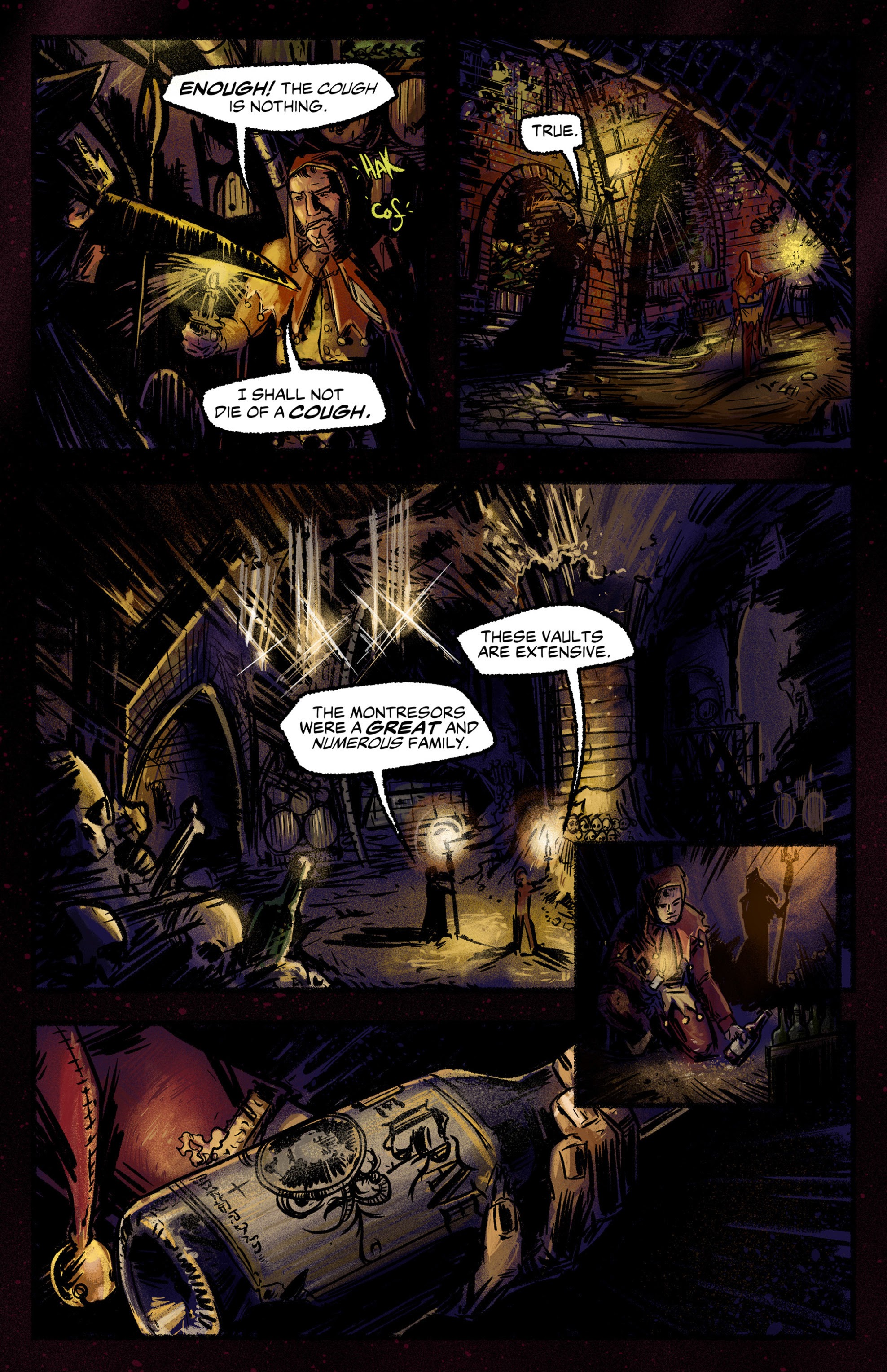 Read online The Cask of Amontillado comic -  Issue # Full - 9
