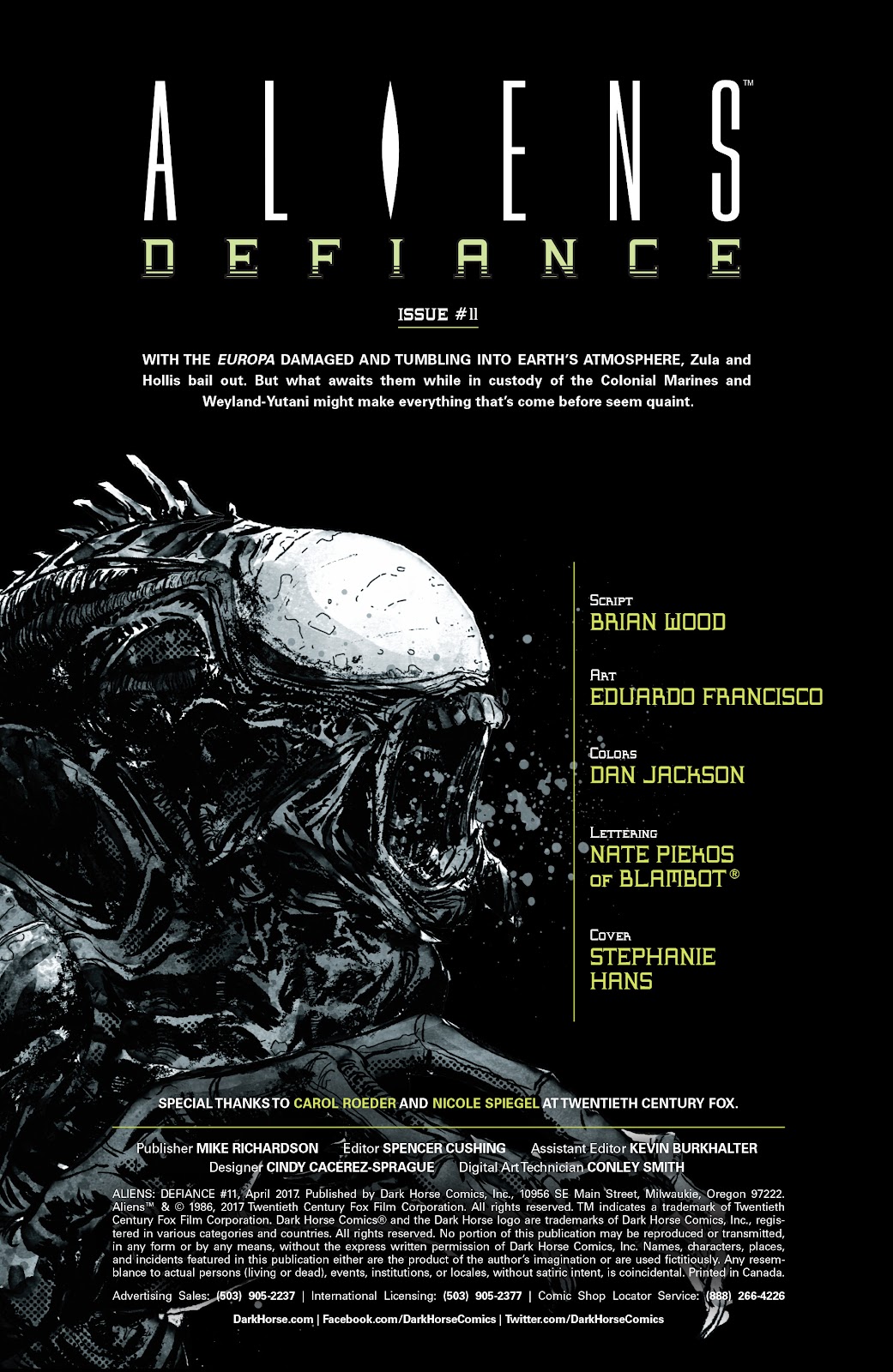 Aliens: Defiance issue 11 - Page 2
