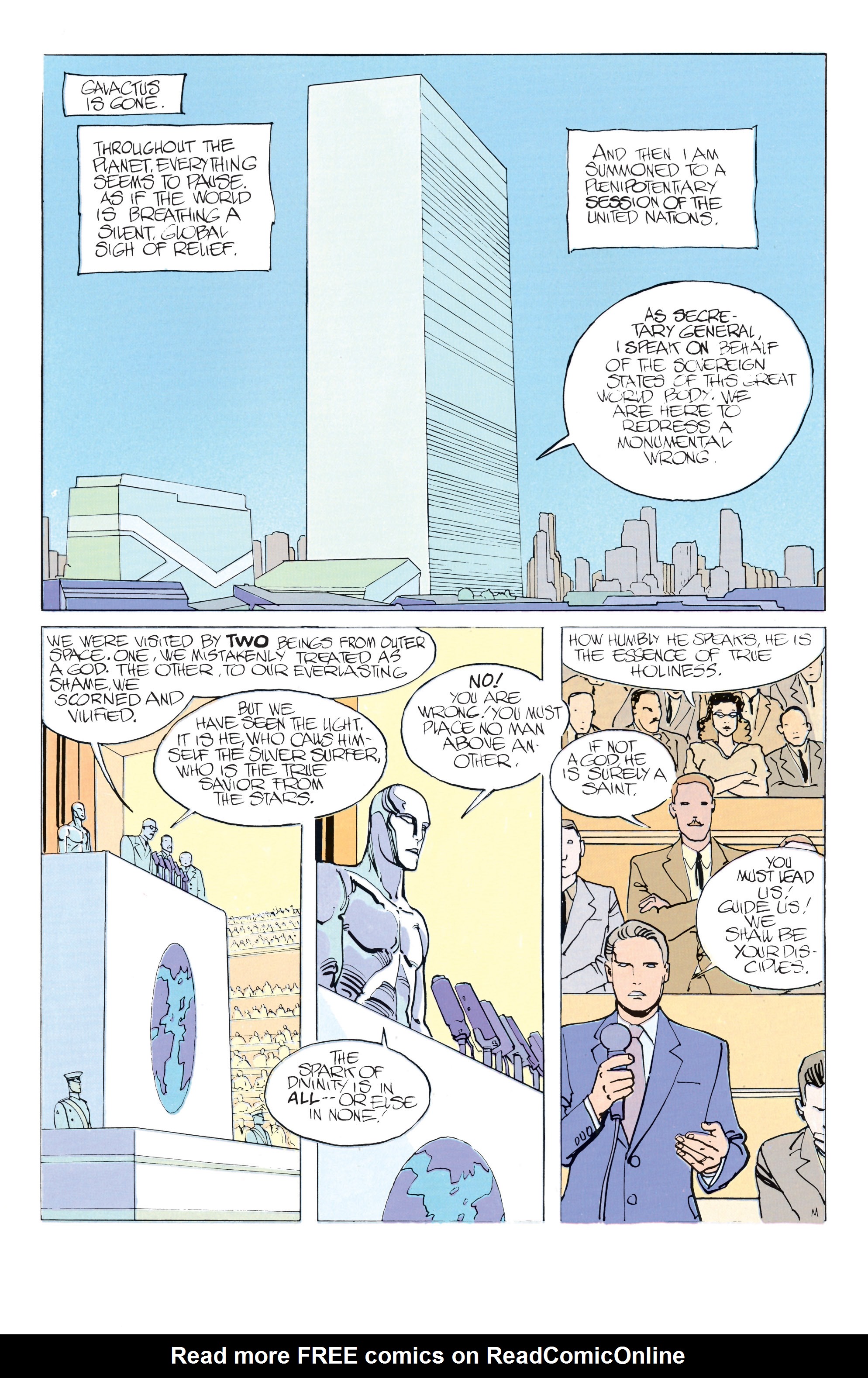 Read online Silver Surfer: Parable comic -  Issue # TPB - 51