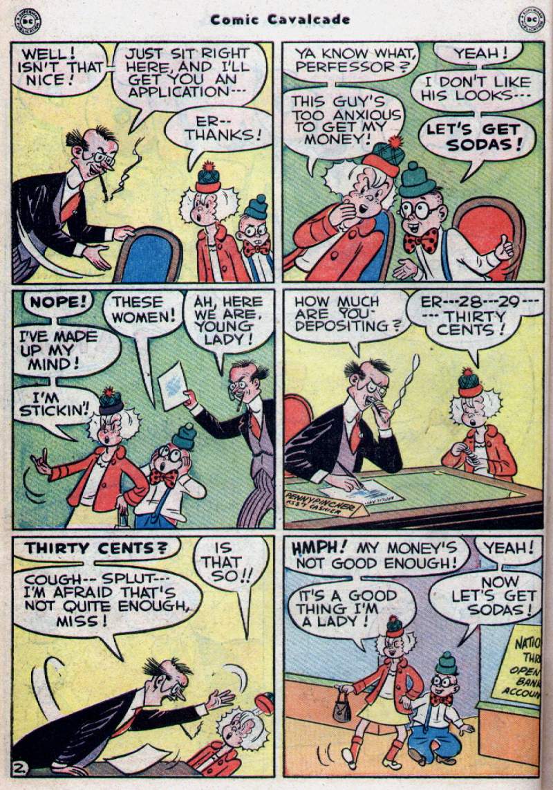 Read online Comic Cavalcade comic -  Issue #28 - 44