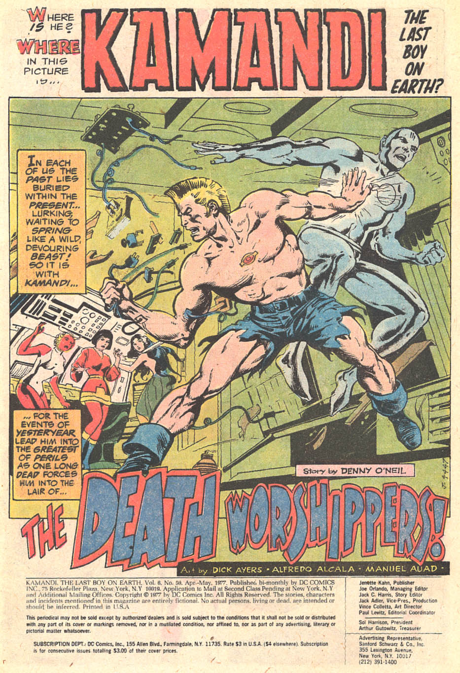 Read online Kamandi, The Last Boy On Earth comic -  Issue #50 - 2