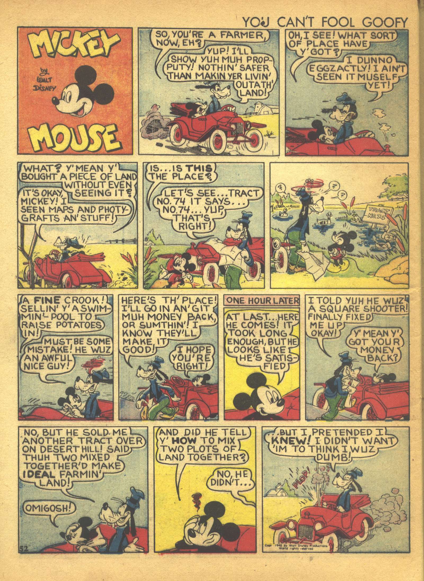 Read online Walt Disney's Comics and Stories comic -  Issue #20 - 54