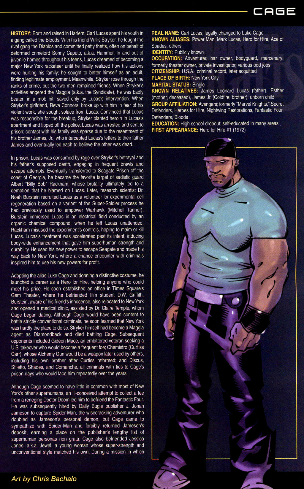 Read online The Official Handbook of the Marvel Universe: Marvel Knights comic -  Issue # Full - 9
