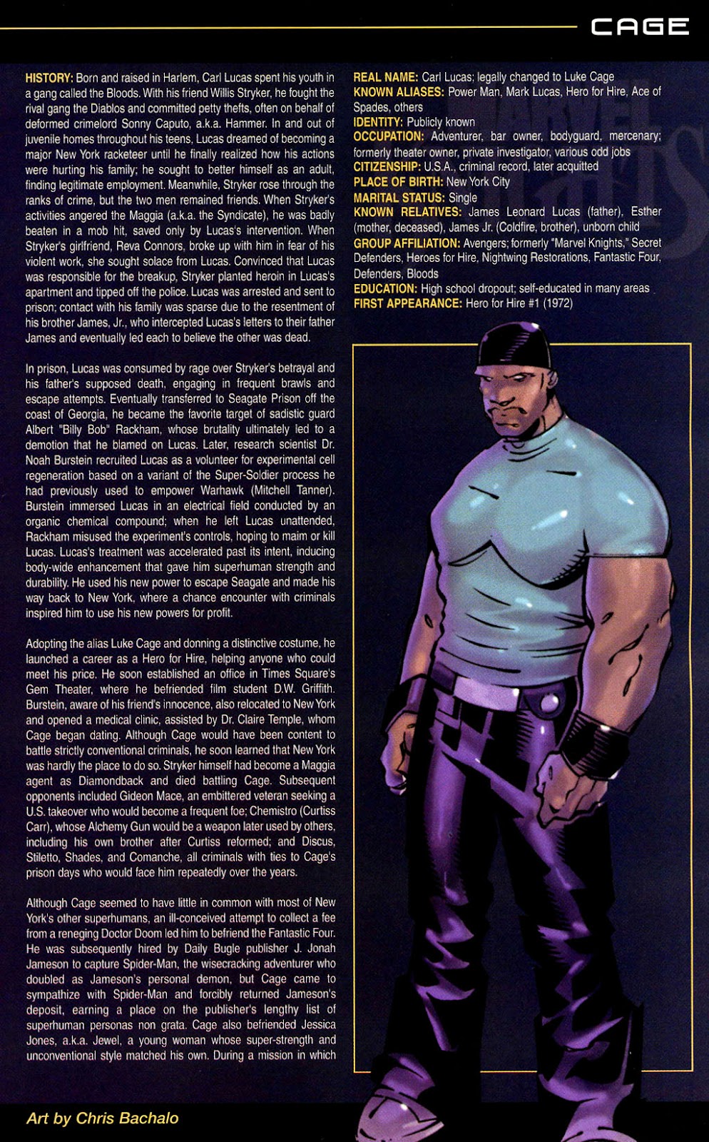 The Official Handbook of the Marvel Universe: Marvel Knights issue Full - Page 9