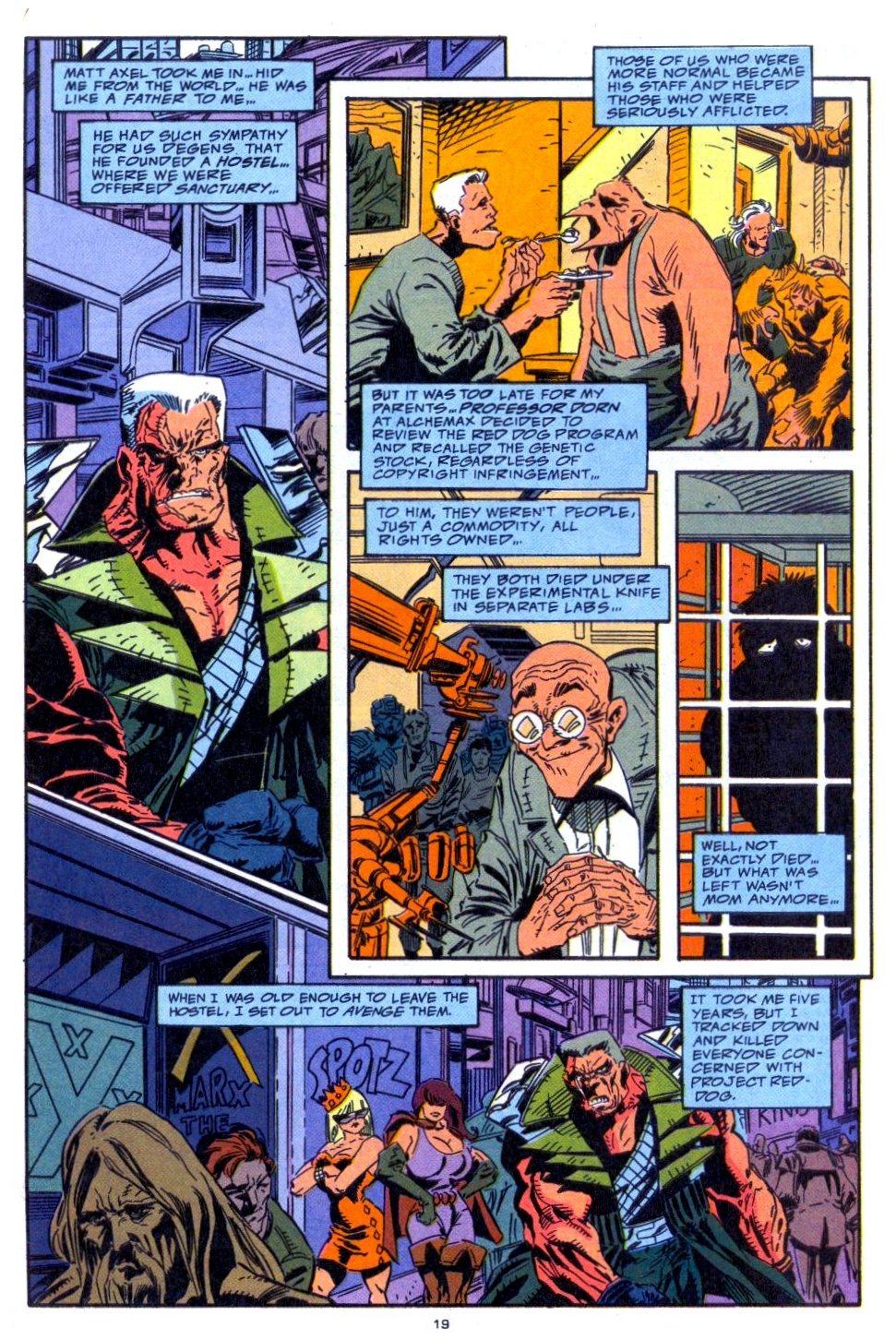 Read online Punisher 2099 comic -  Issue #15 - 16