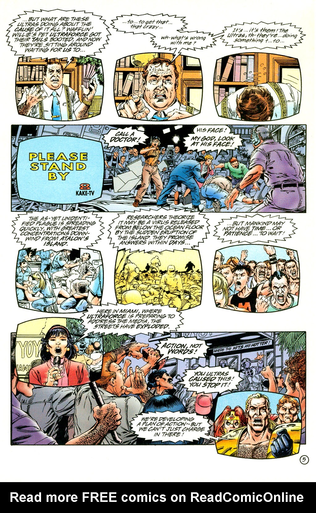 Read online UltraForce (1994) comic -  Issue #4 - 5