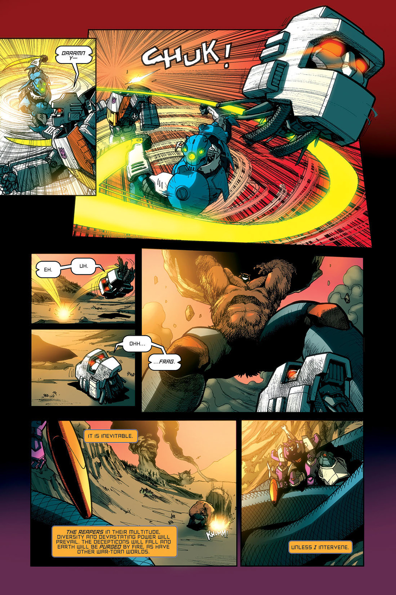 Read online The Transformers: Devastation comic -  Issue #6 - 10