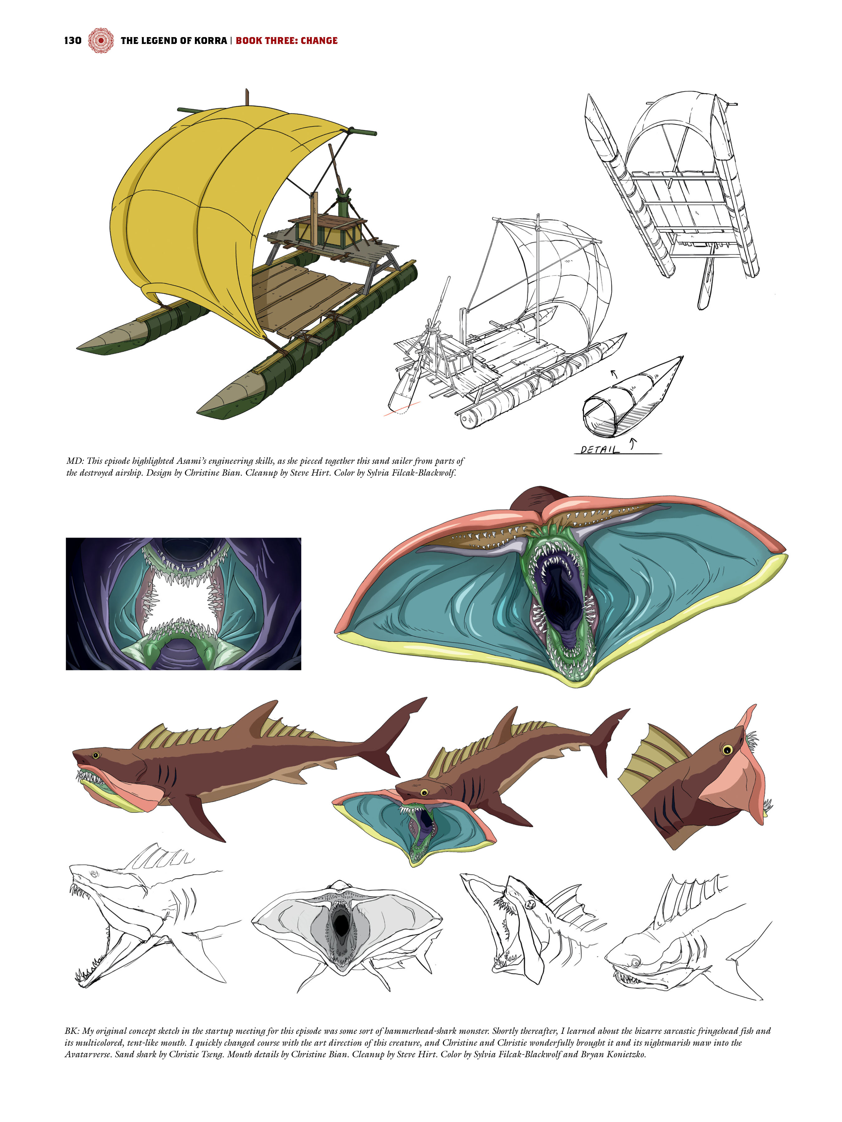 Read online The Legend of Korra: The Art of the Animated Series comic -  Issue # TPB 3 - 131