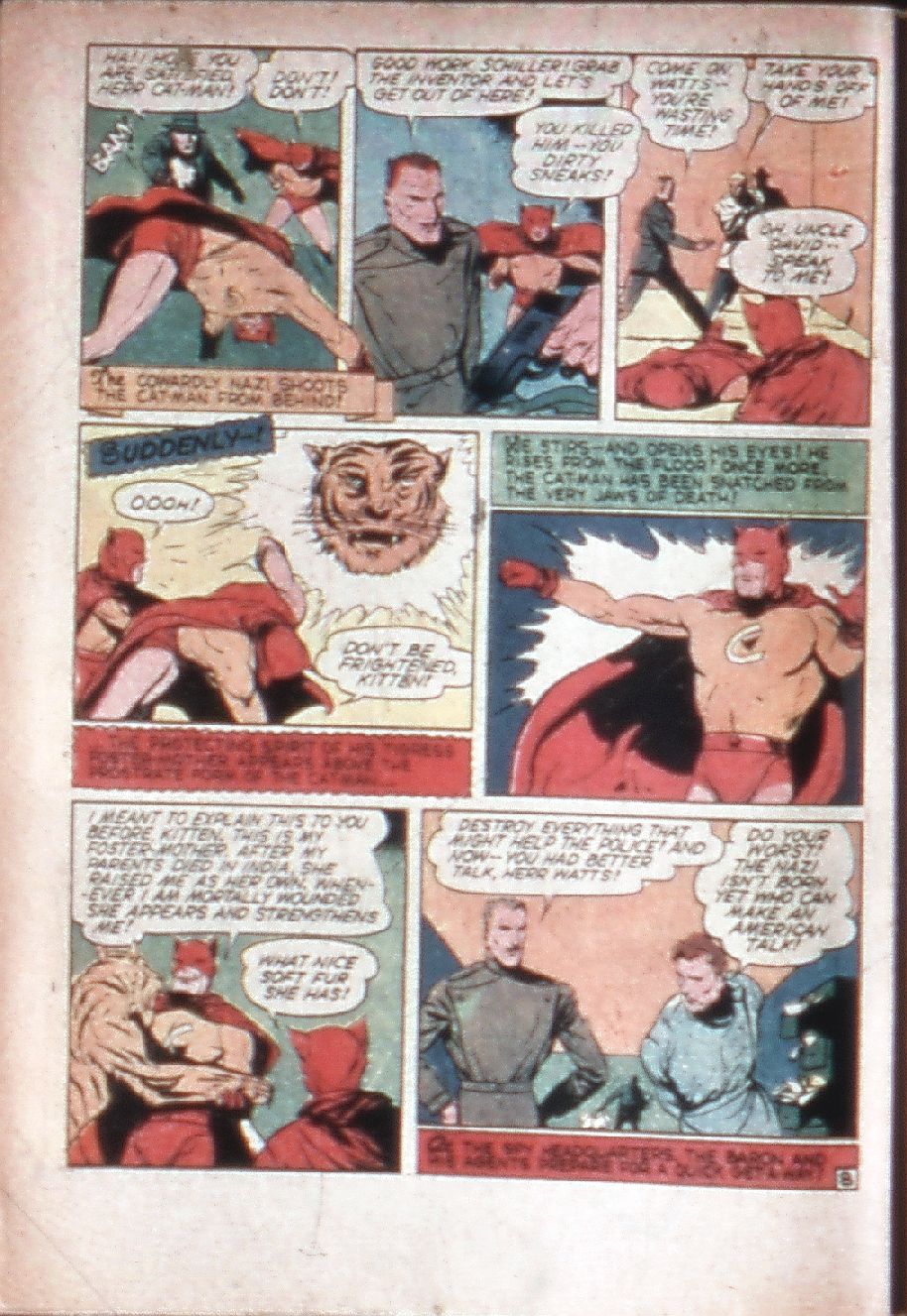 Read online Cat-Man Comics comic -  Issue #8 - 10