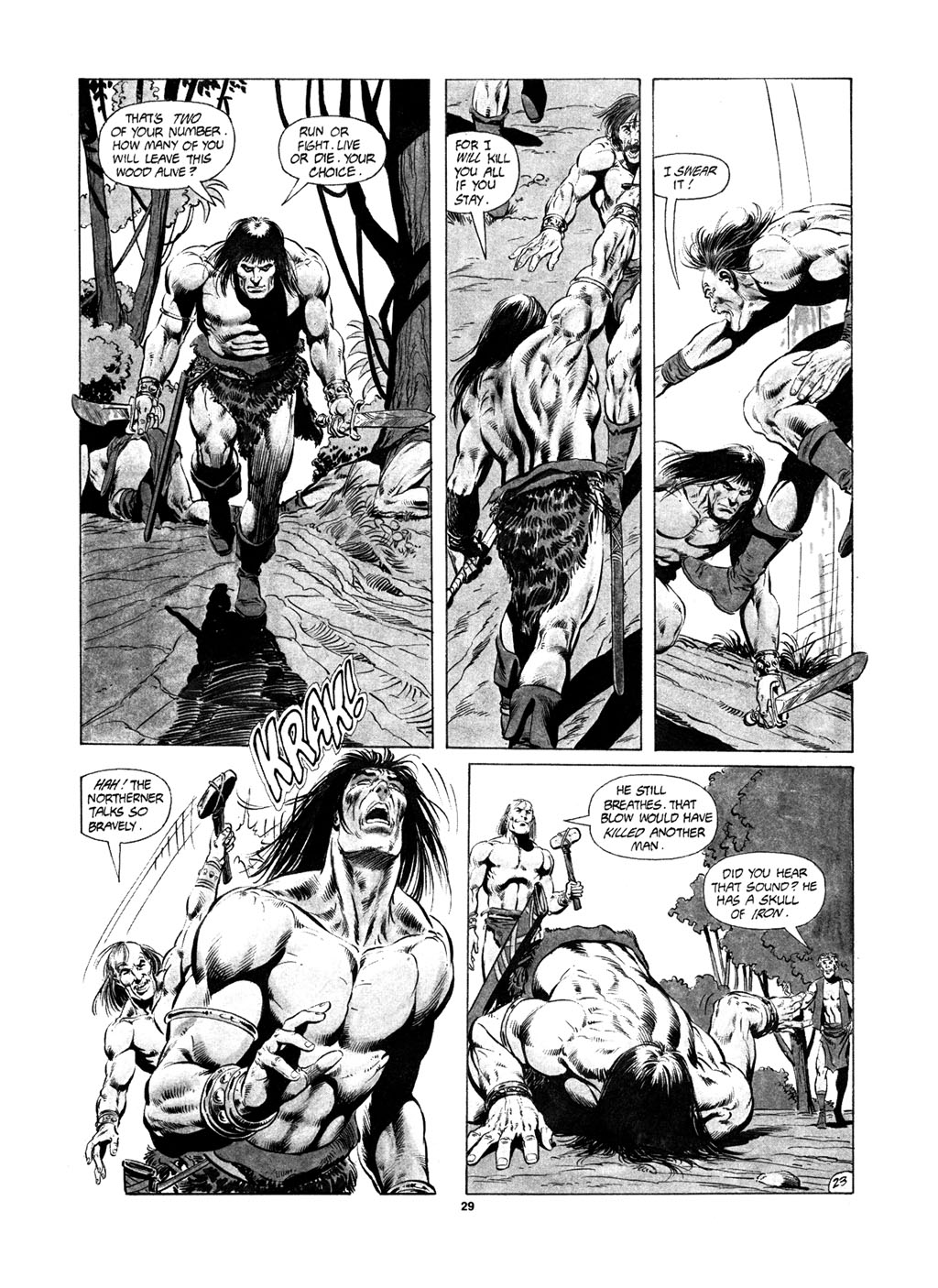 Read online The Savage Sword Of Conan comic -  Issue #149 - 29