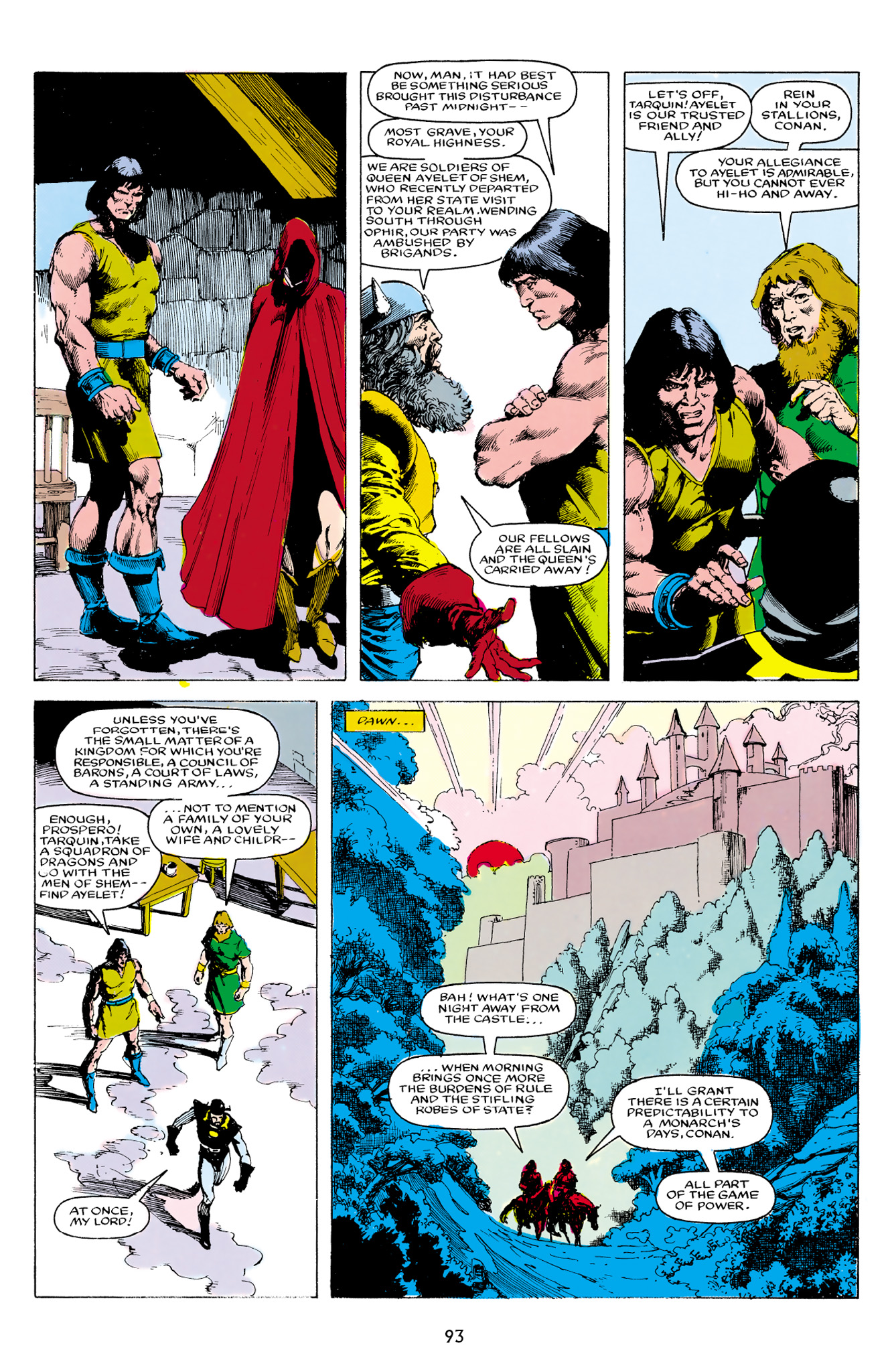 Read online The Chronicles of King Conan comic -  Issue # TPB 6 (Part 1) - 92