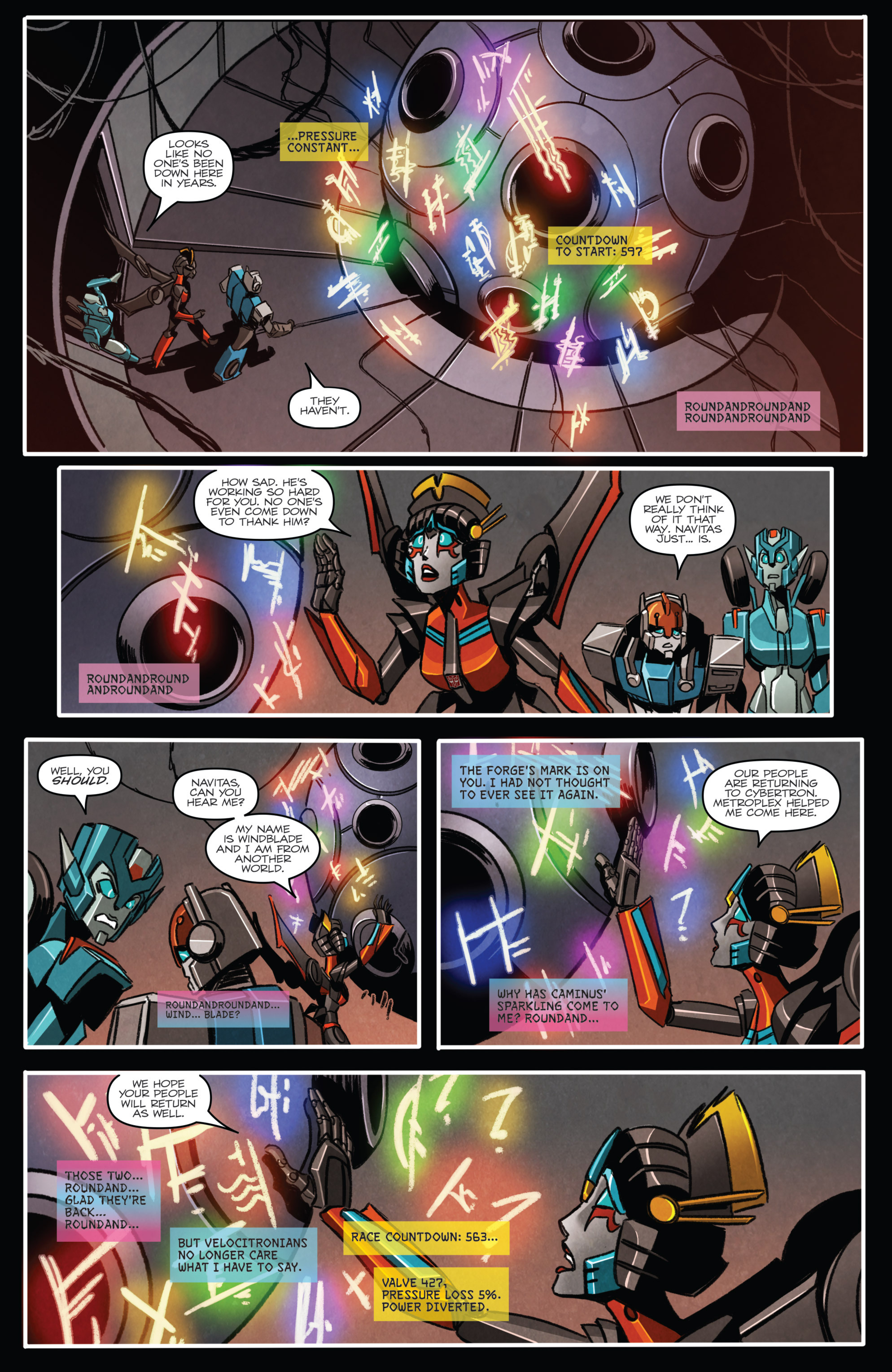 Read online The Transformers: Windblade (2015) comic -  Issue #5 - 14