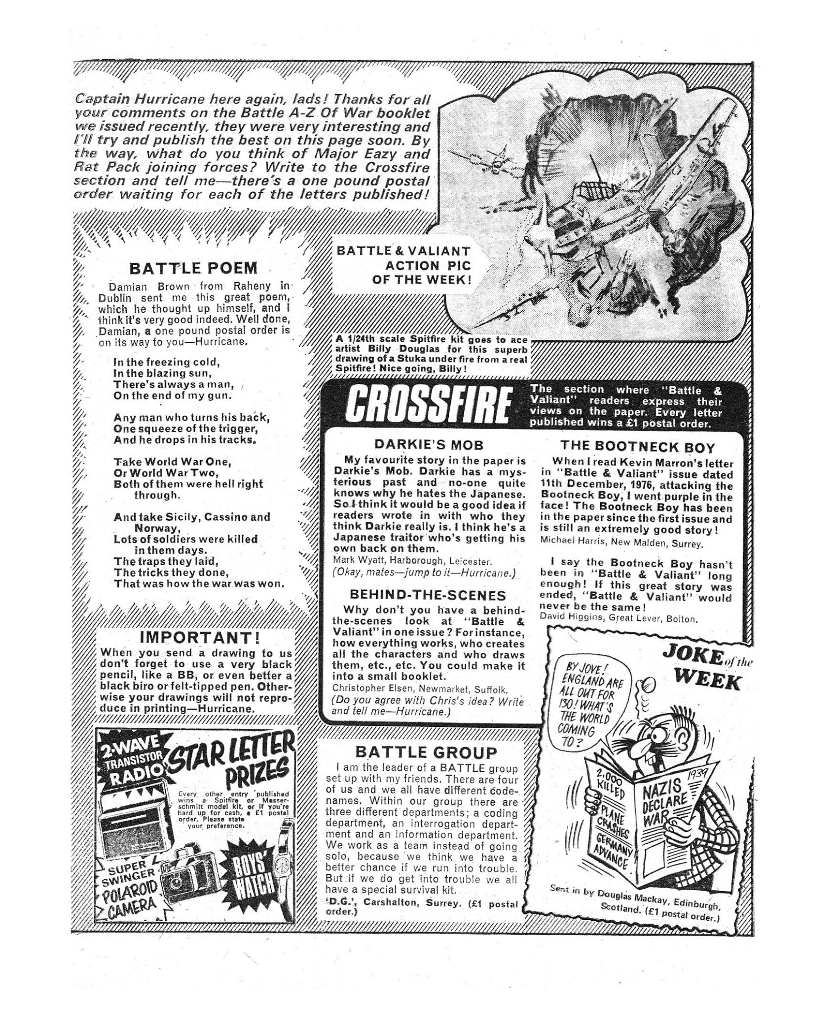 Read online Battle Picture Weekly comic -  Issue #105 - 27