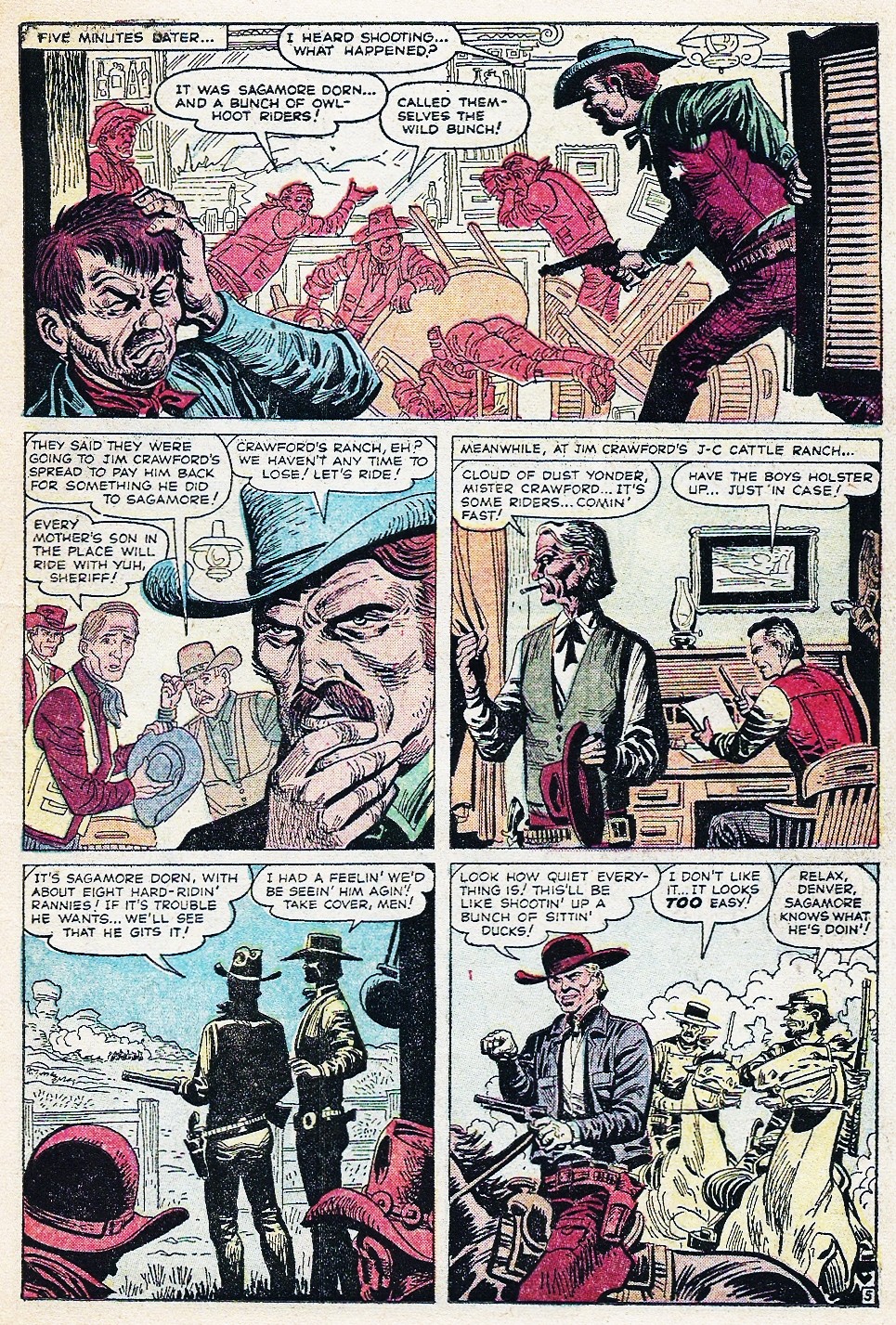 Read online Western Outlaws (1954) comic -  Issue #17 - 7
