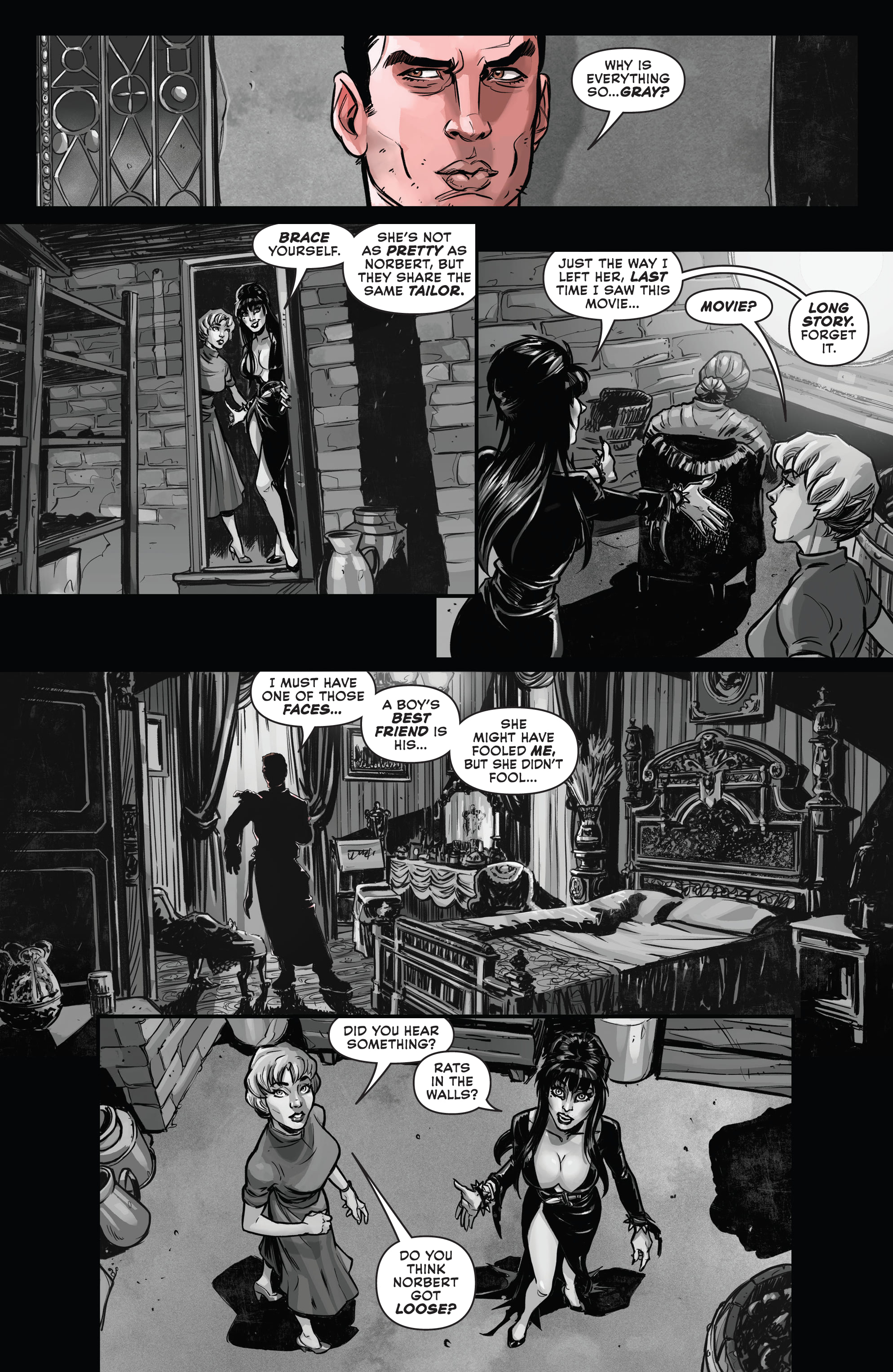 Read online Elvira in Horrorland comic -  Issue #1 - 19