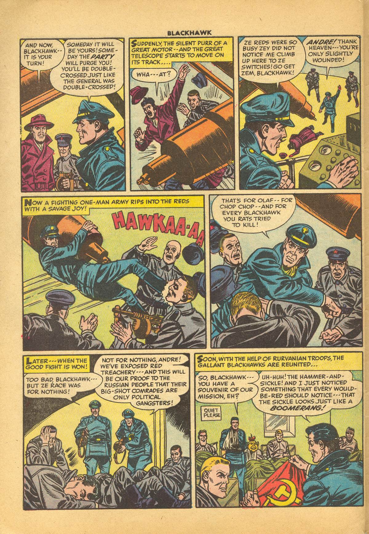 Read online Blackhawk (1957) comic -  Issue #84 - 32