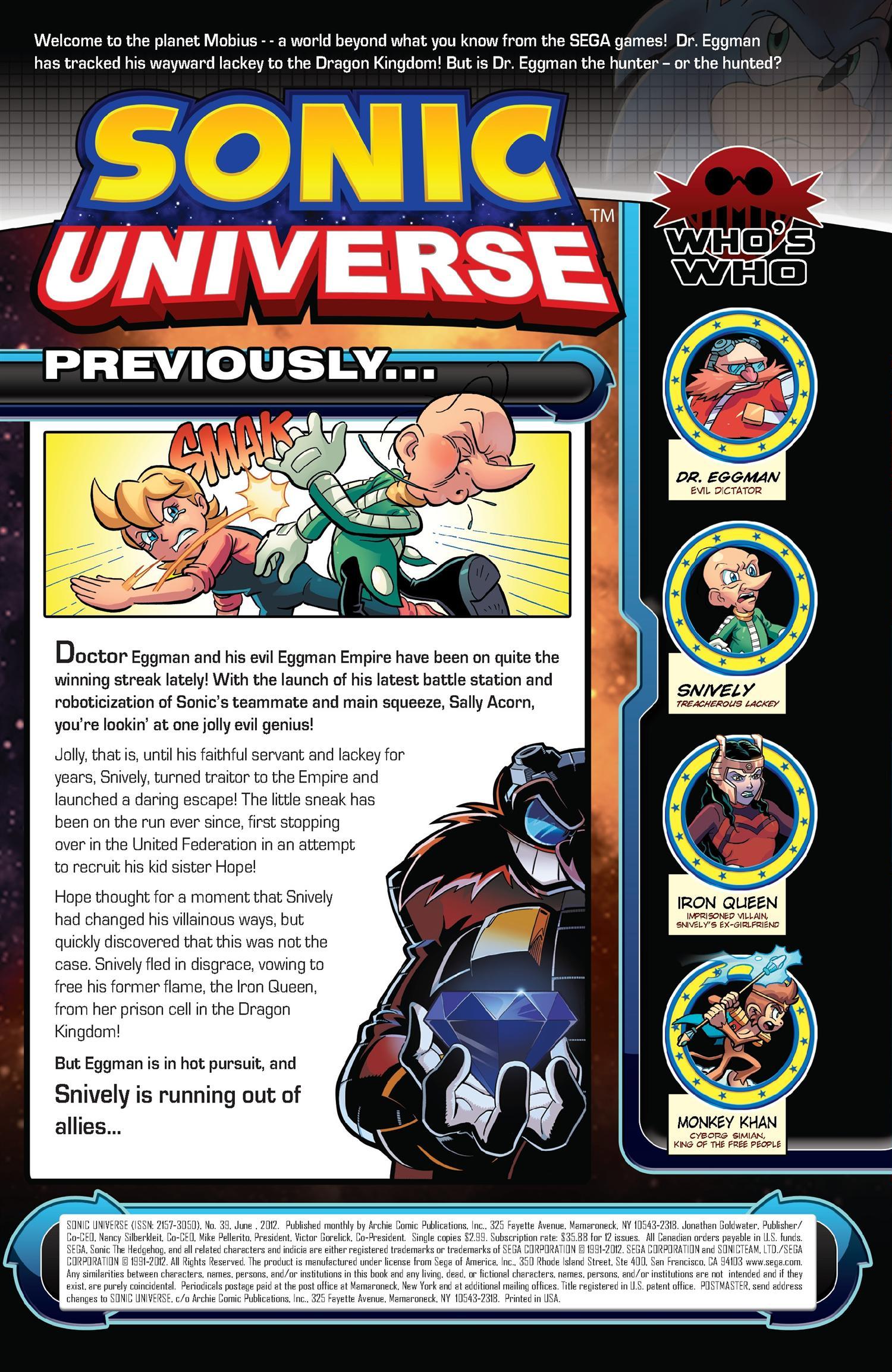 Read online Sonic Universe comic -  Issue #39 - 2
