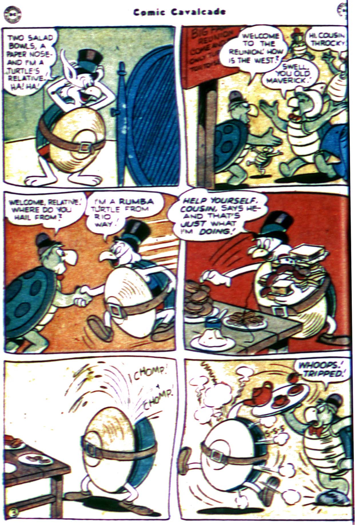 Read online Comic Cavalcade comic -  Issue #30 - 22