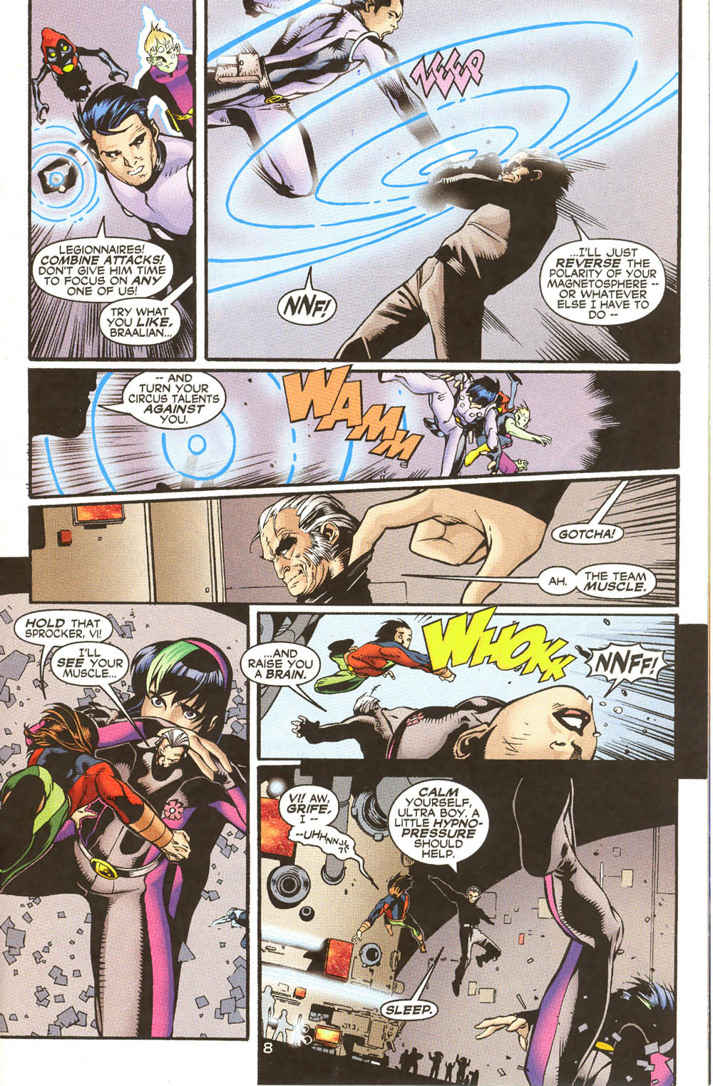 Read online The Legion comic -  Issue #8 - 9