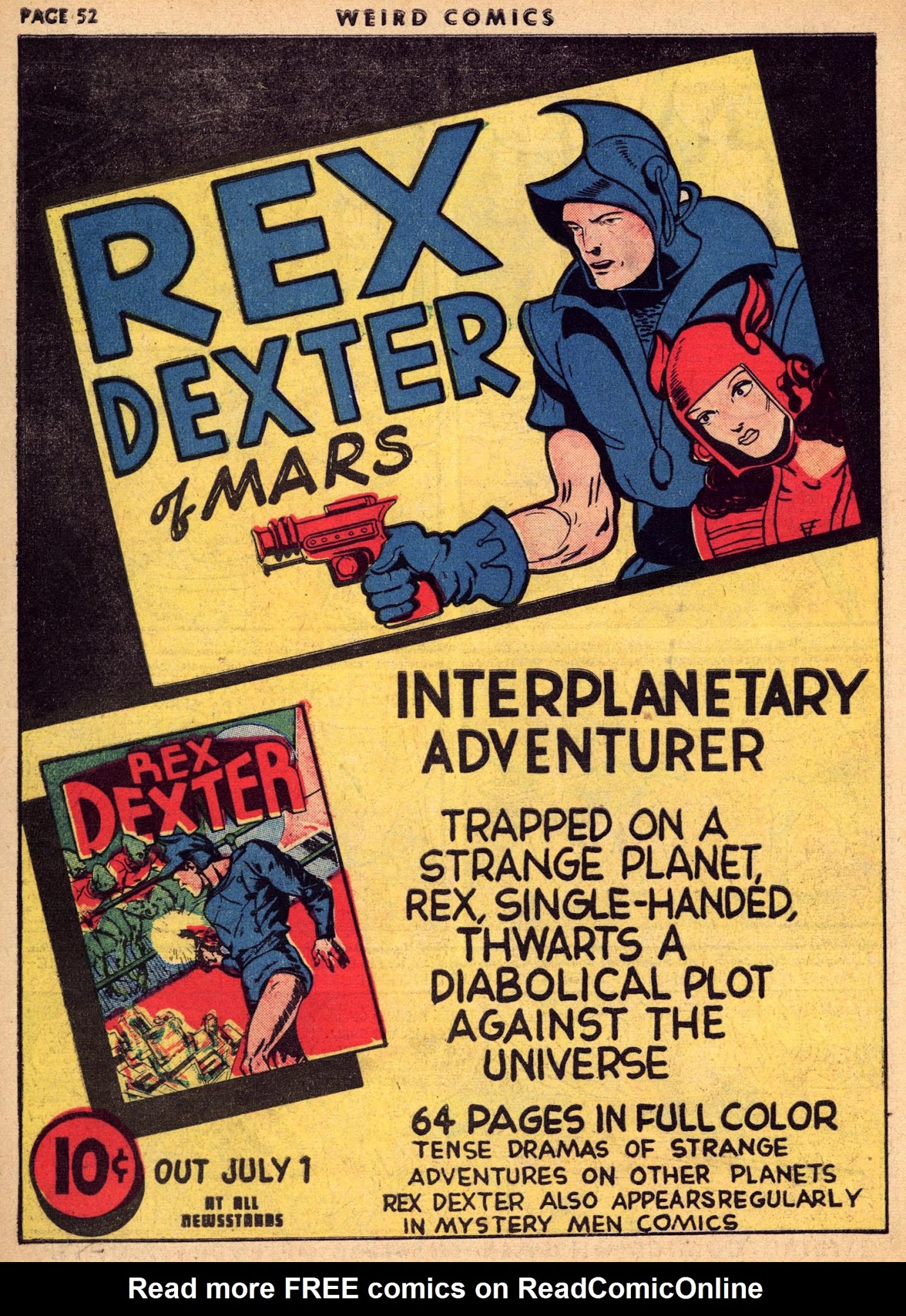 Read online Weird Comics comic -  Issue #5 - 54