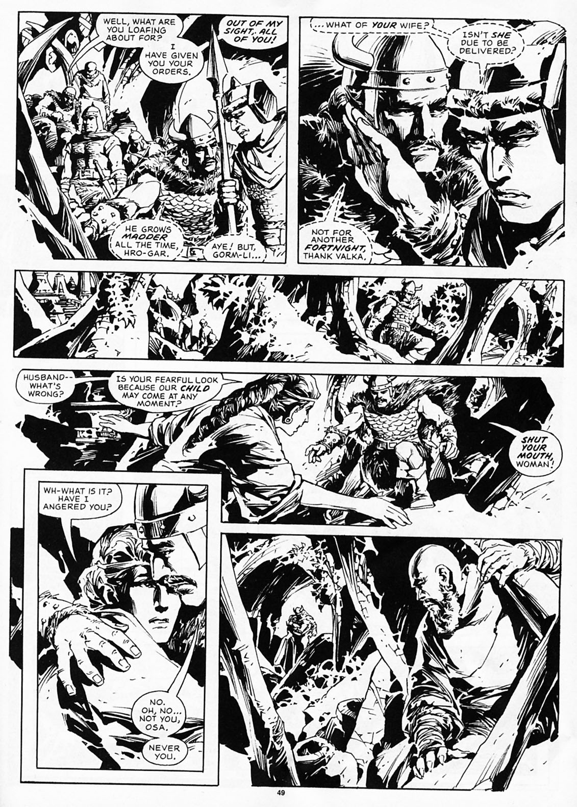 Read online The Savage Sword Of Conan comic -  Issue #190 - 51