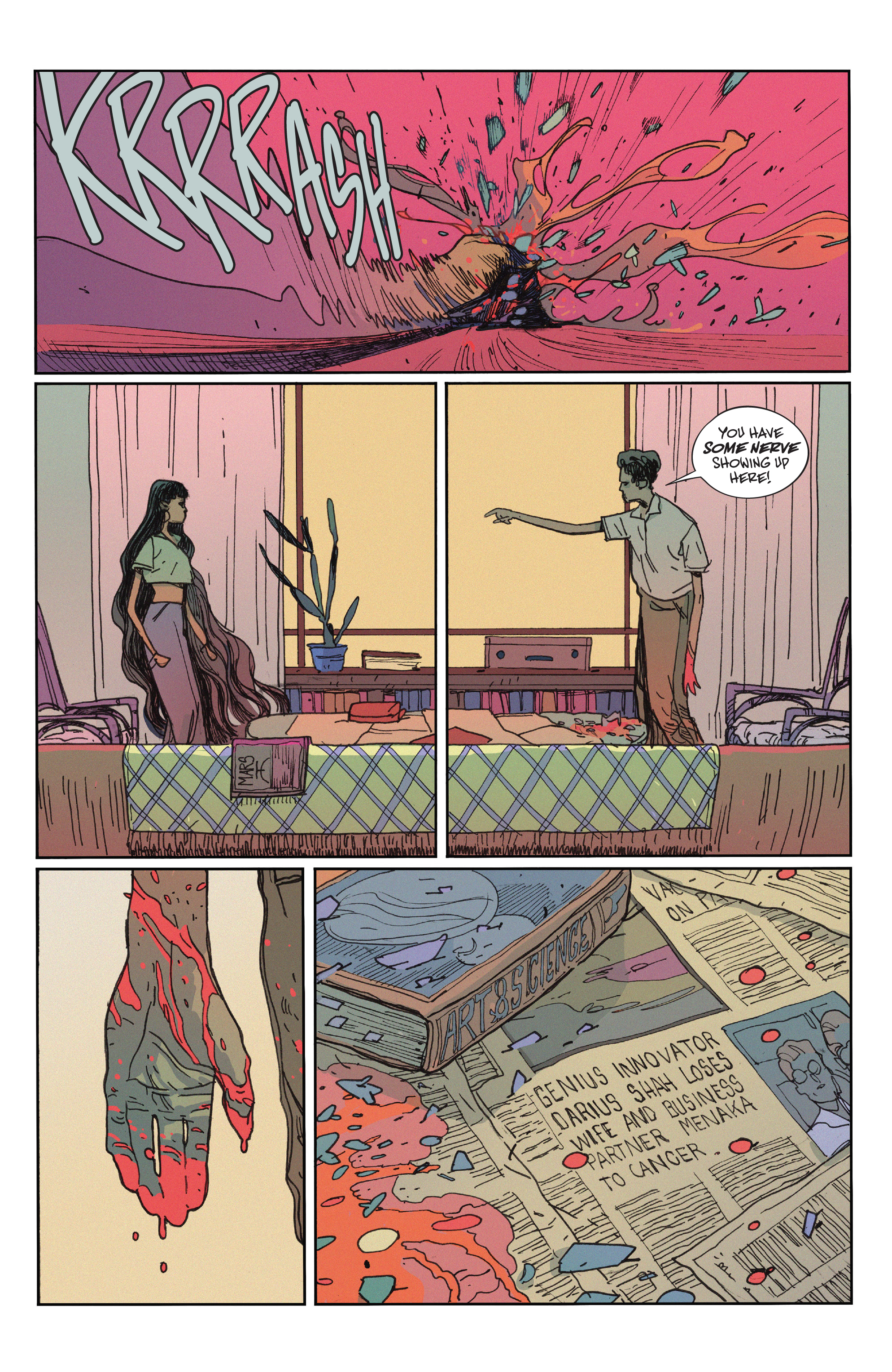 Read online The Many Deaths of Laila Starr comic -  Issue #4 - 15