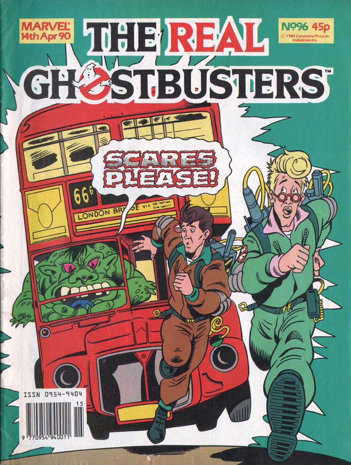 Read online The Real Ghostbusters comic -  Issue #96 - 1