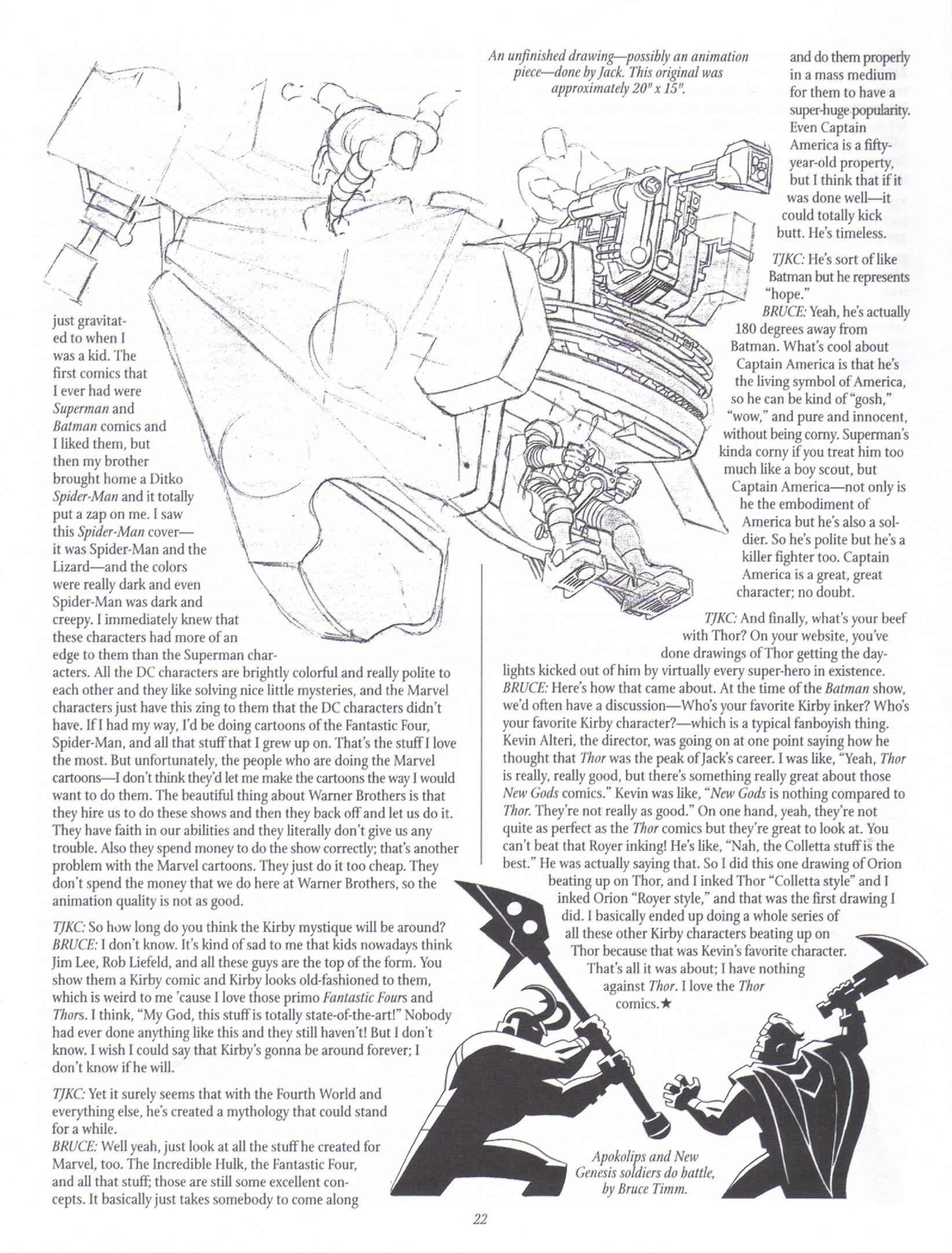Read online The Jack Kirby Collector comic -  Issue #21 - 22