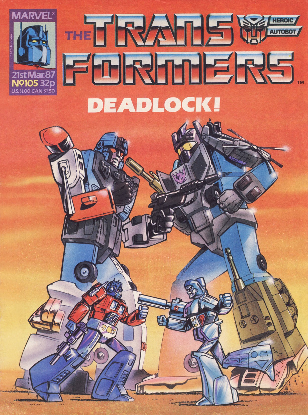 Read online The Transformers (UK) comic -  Issue #105 - 1