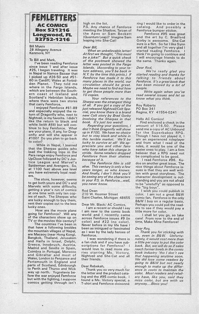 Read online Femforce comic -  Issue #97 - 28