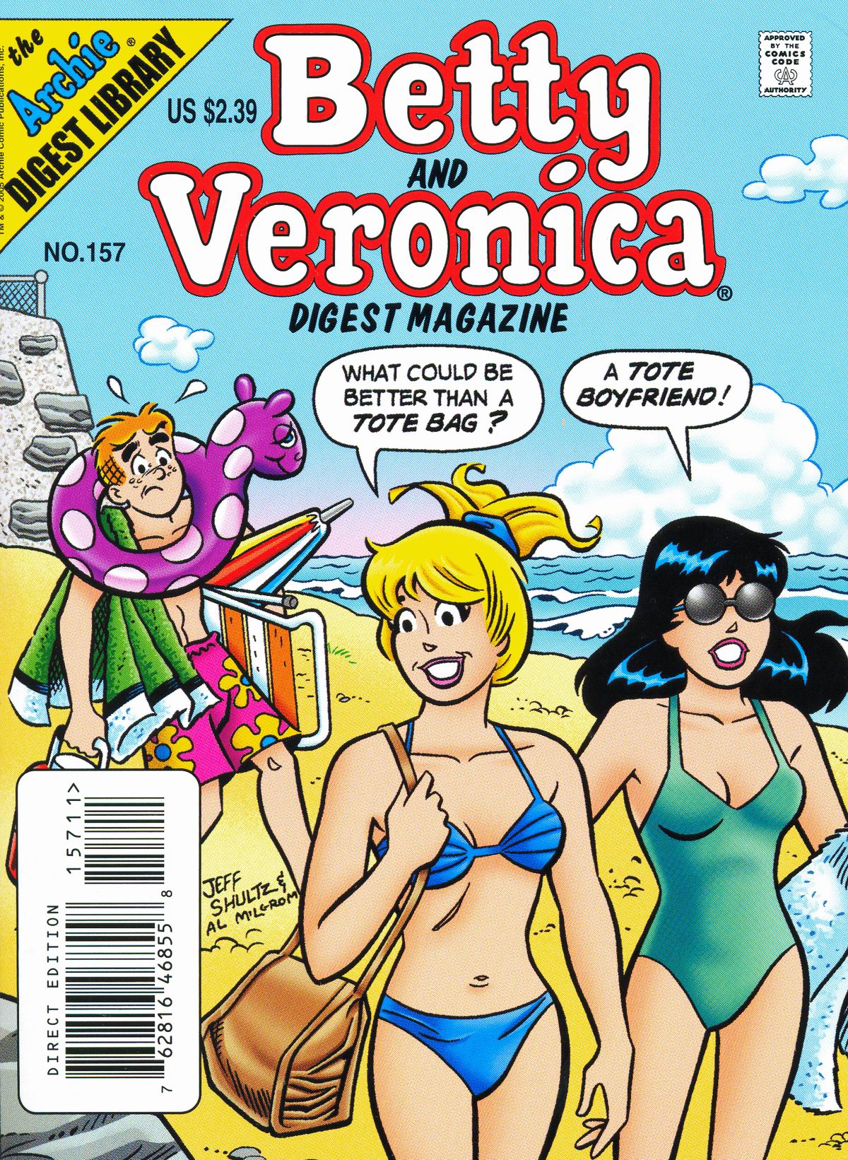 Read online Betty and Veronica Digest Magazine comic -  Issue #157 - 1