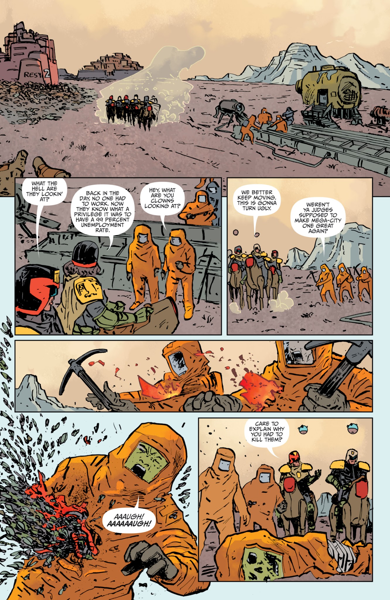 Read online Judge Dredd: The Blessed Earth comic -  Issue #4 - 8