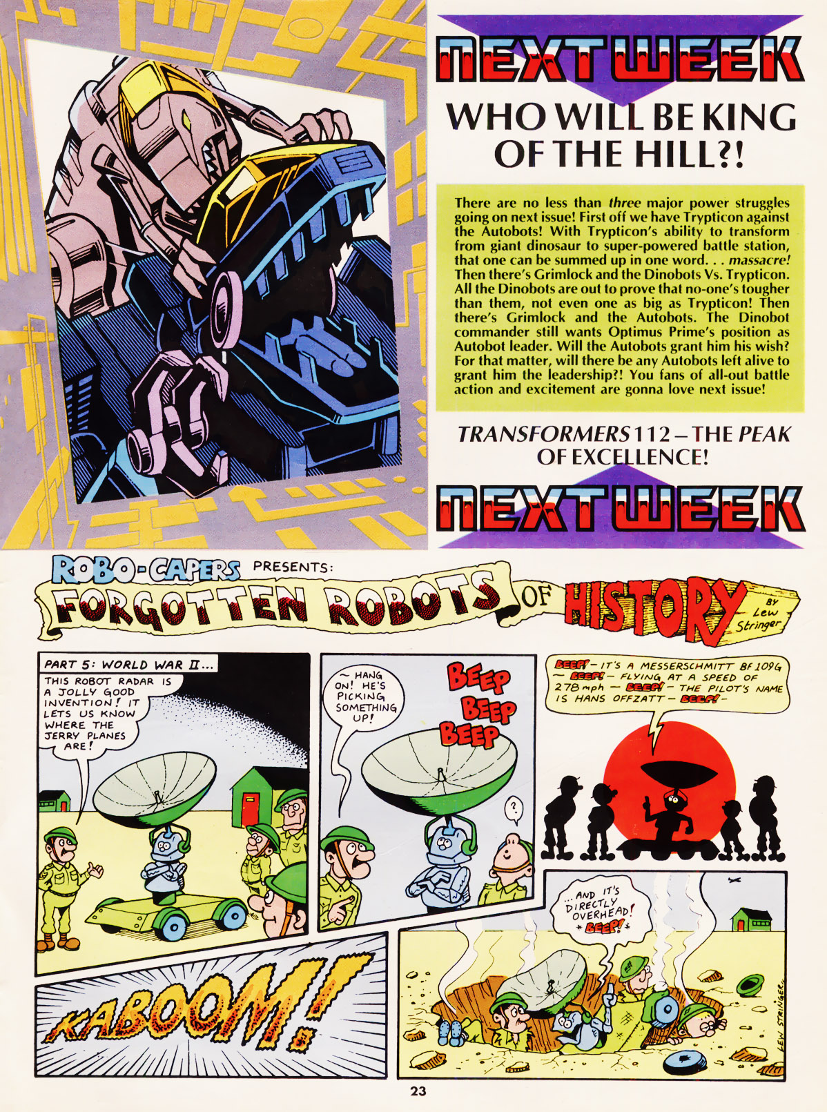 Read online The Transformers (UK) comic -  Issue #111 - 16