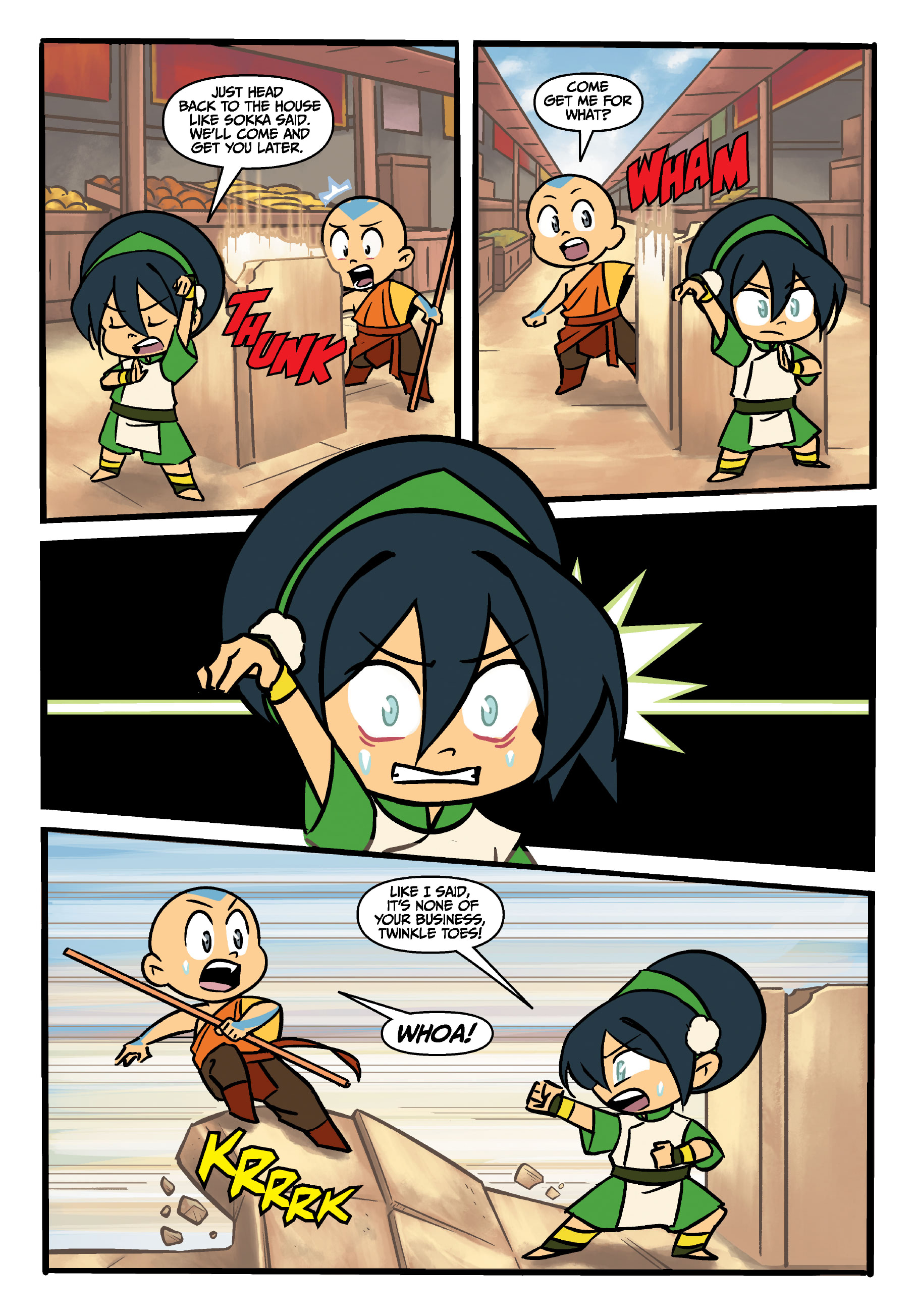 Read online Avatar: The Last Airbender Chibis - Aang's Unfreezing Day comic -  Issue # Full - 11