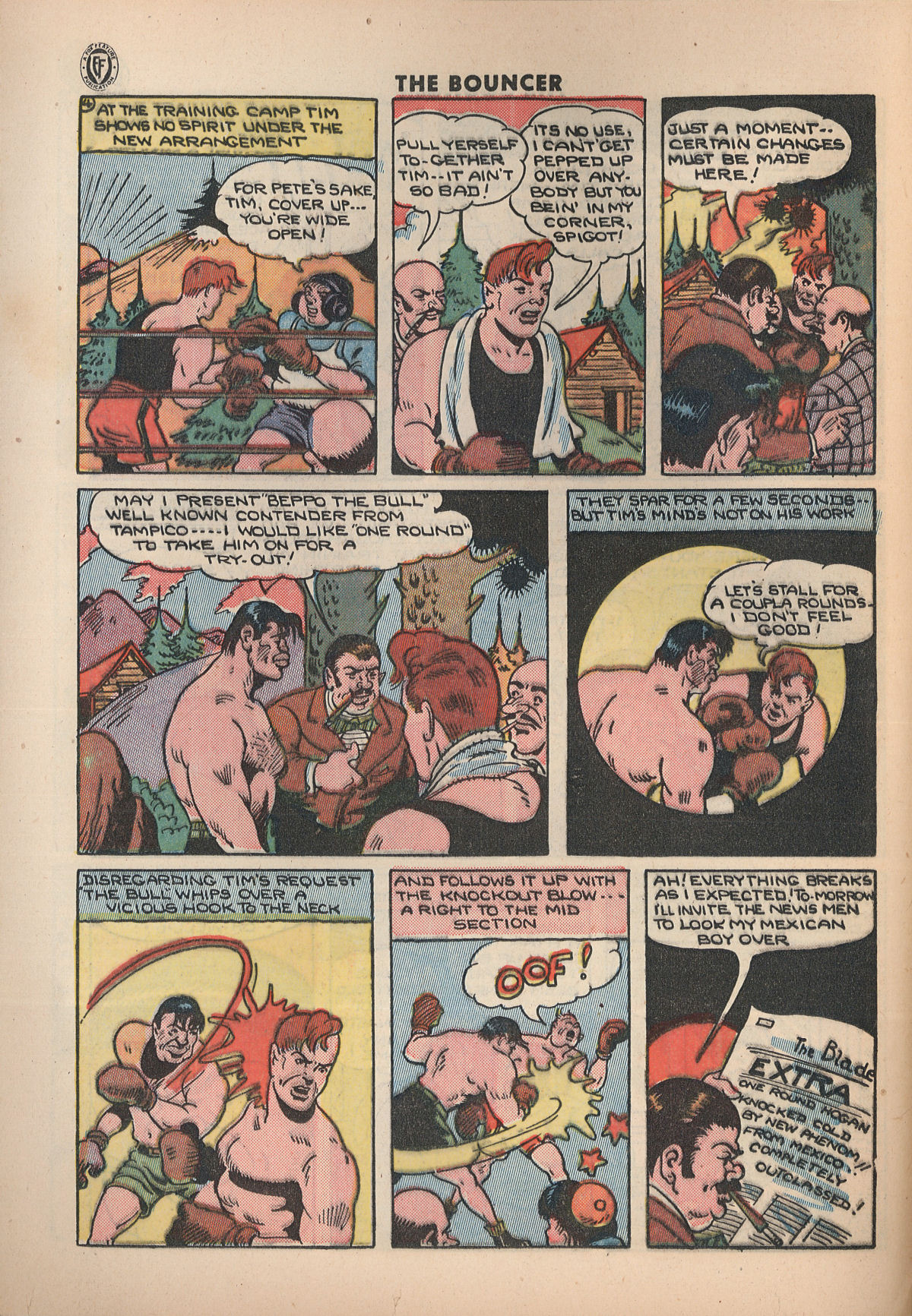 Read online The Bouncer (1944) comic -  Issue #13 - 16