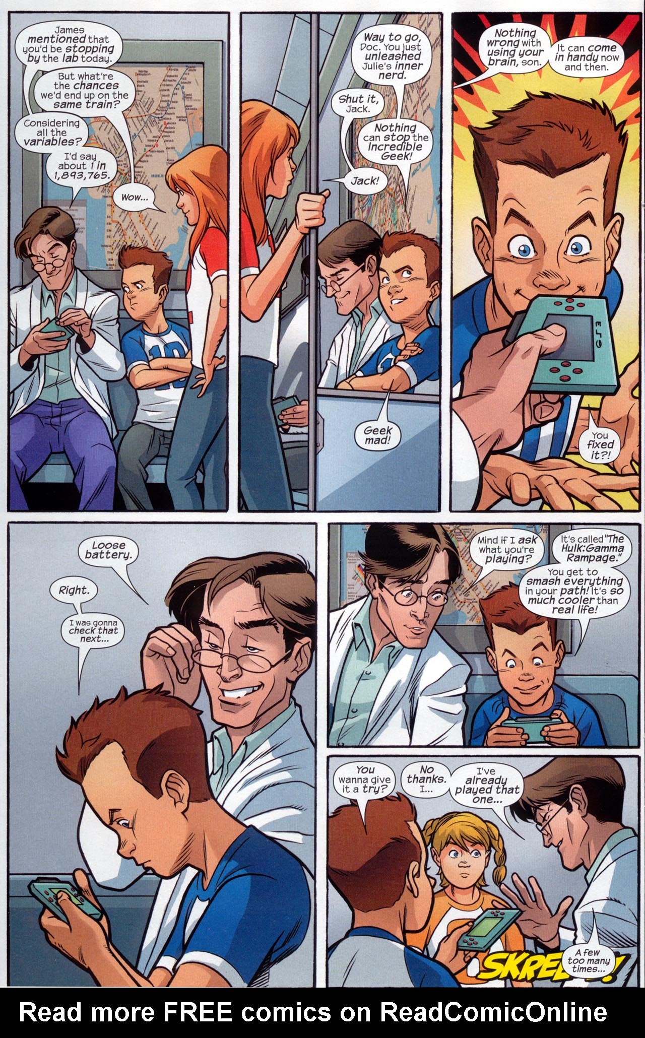 Read online Hulk and Power Pack comic -  Issue #1 - 8