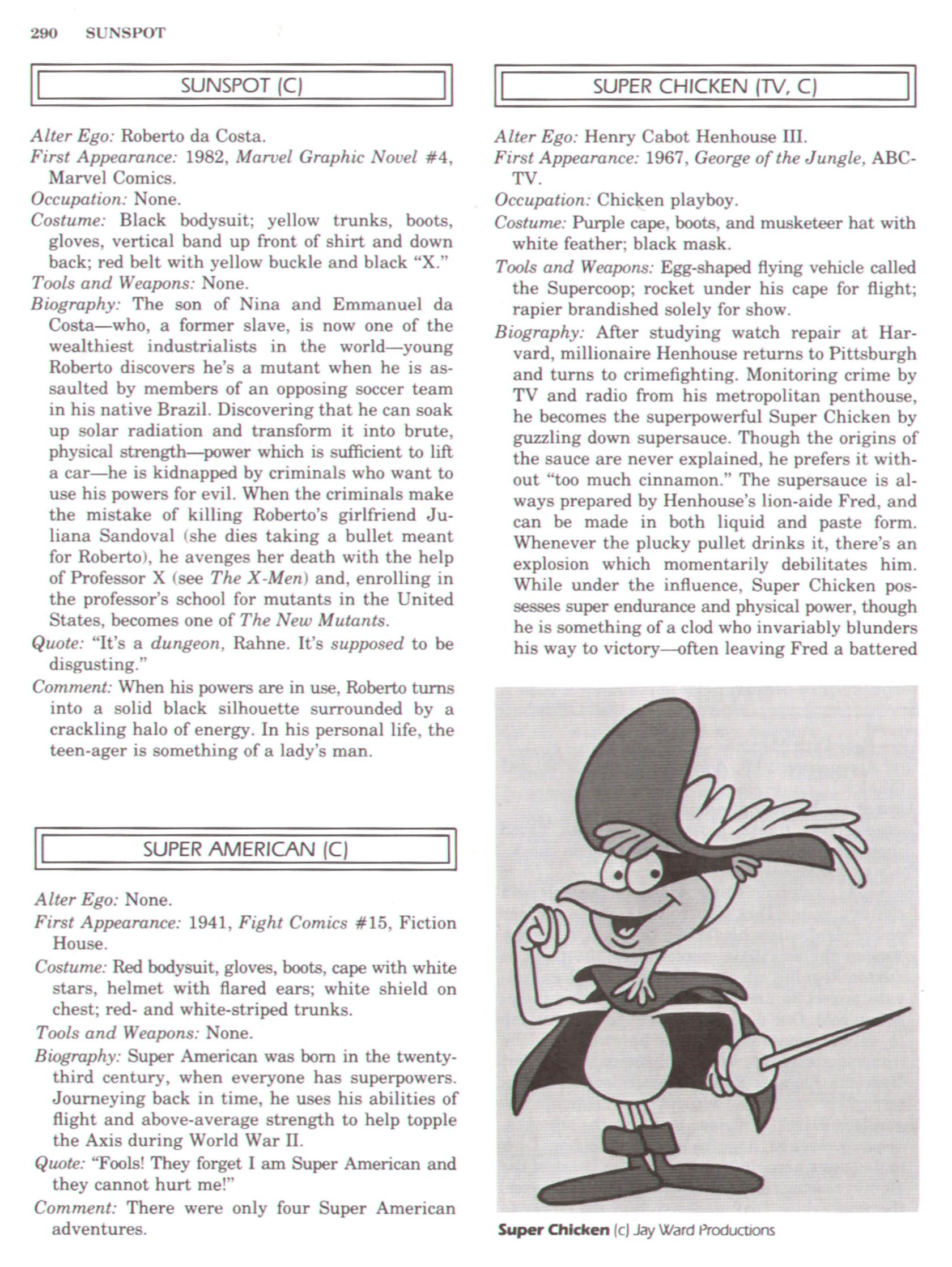 Read online The Encyclopedia of Superheroes comic -  Issue # TPB (Part 4) - 25