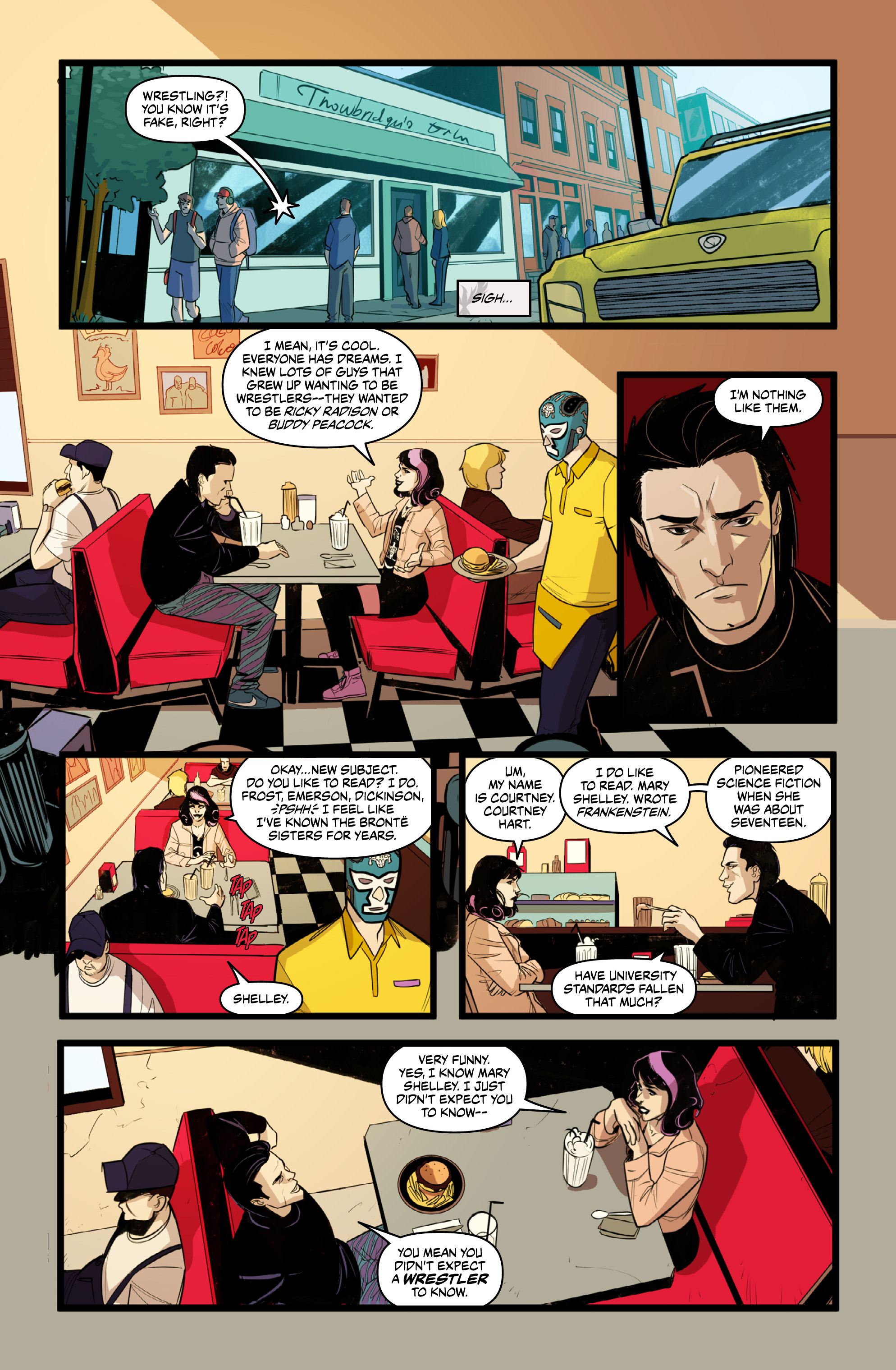 Read online Over the Ropes comic -  Issue #1 - 9