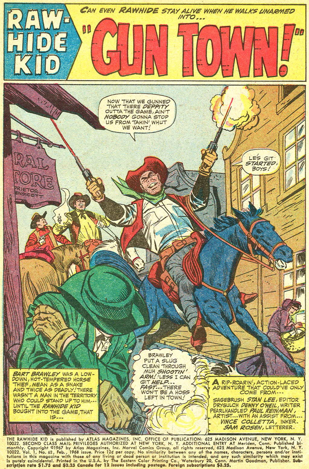 Read online The Rawhide Kid comic -  Issue #62 - 3
