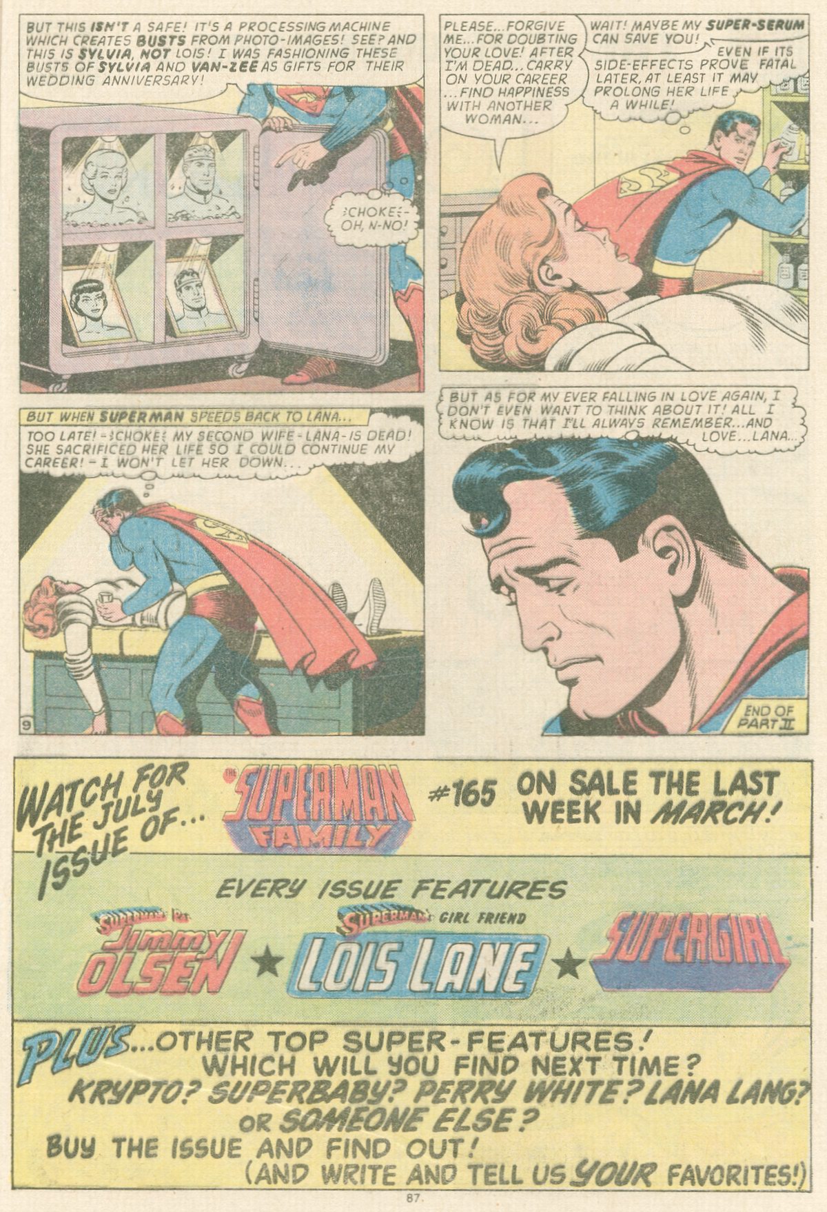 Read online The Superman Family comic -  Issue #164 - 87