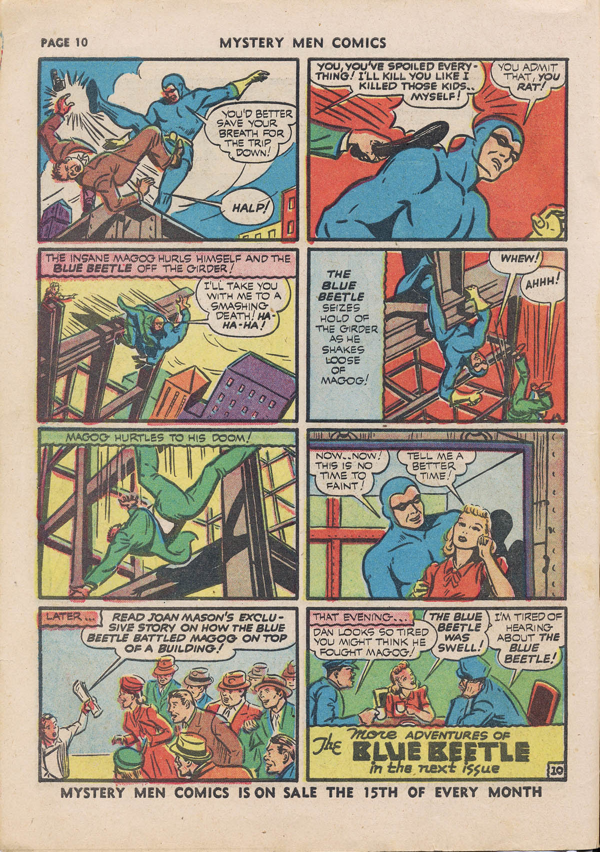 Read online Mystery Men Comics comic -  Issue #22 - 14