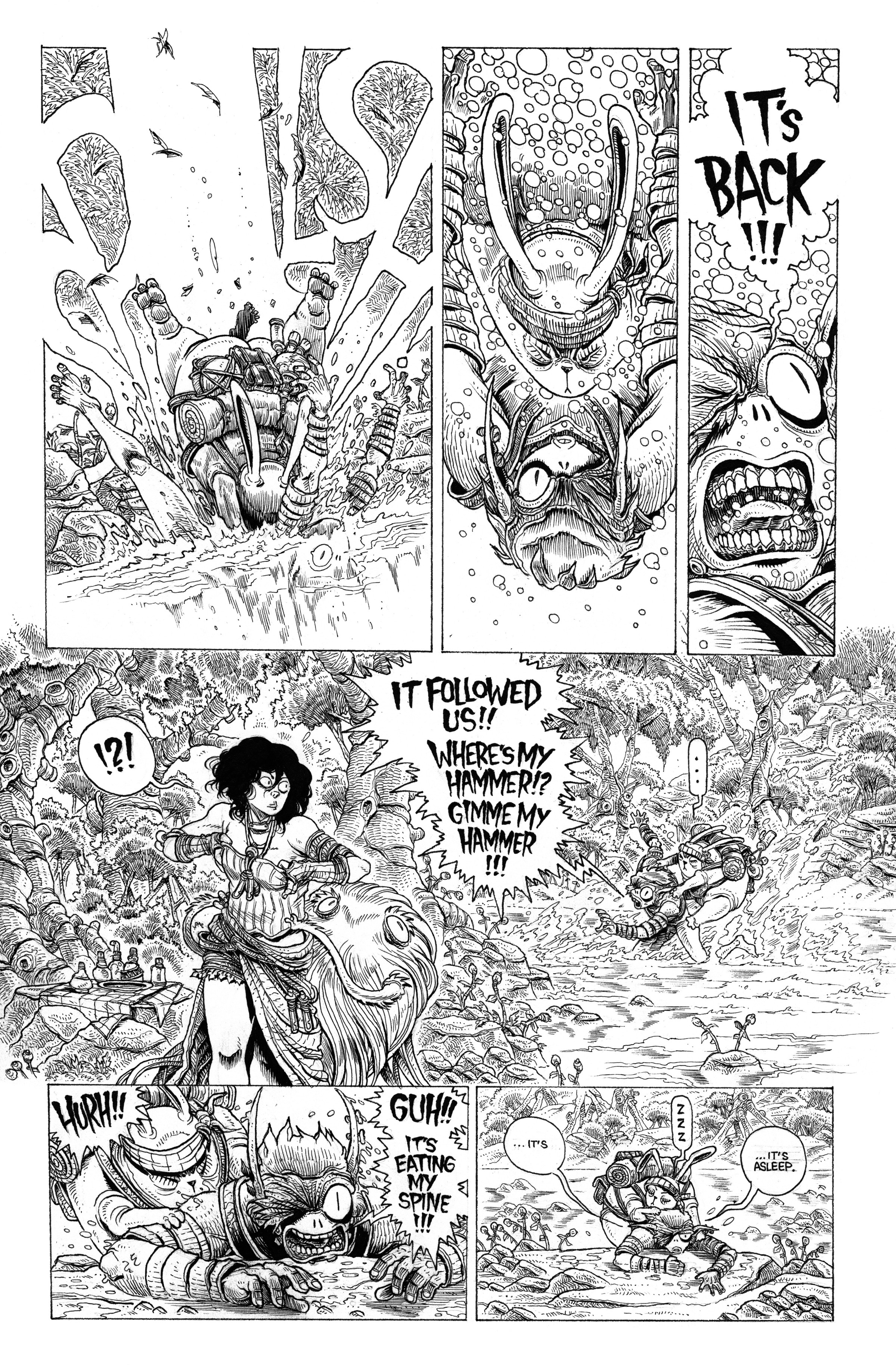 Read online Grunt: The Art and Unpublished Comics of James Stokoe comic -  Issue # TPB (Part 1) - 51