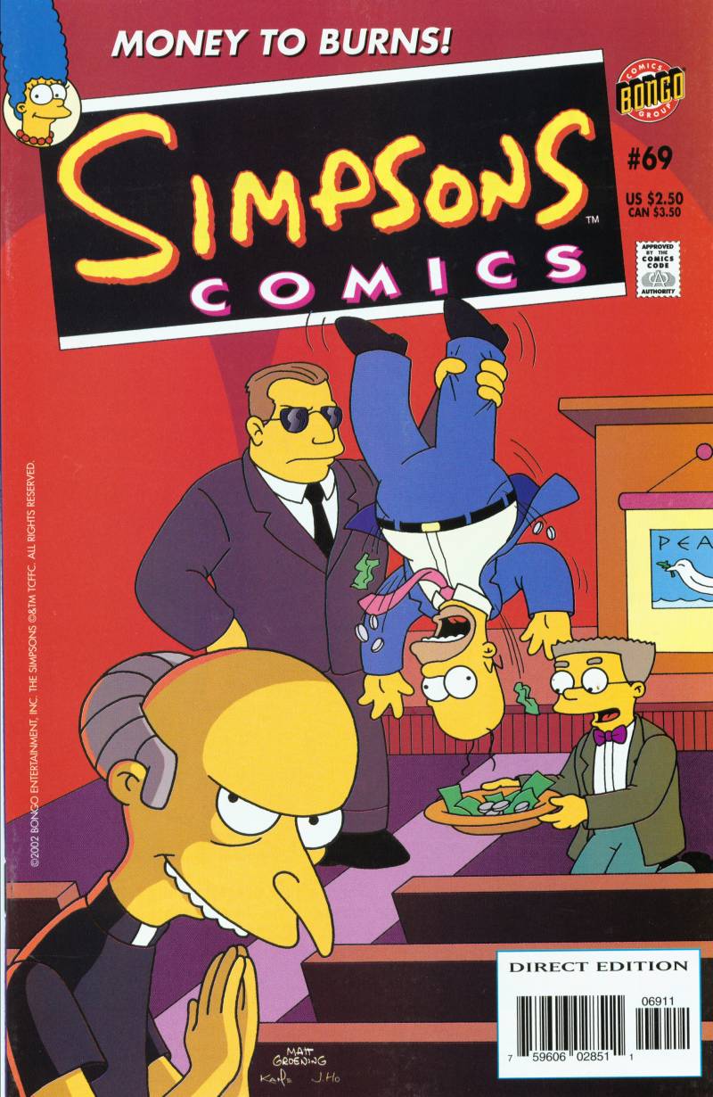 Read online Simpsons Comics comic -  Issue #69 - 1