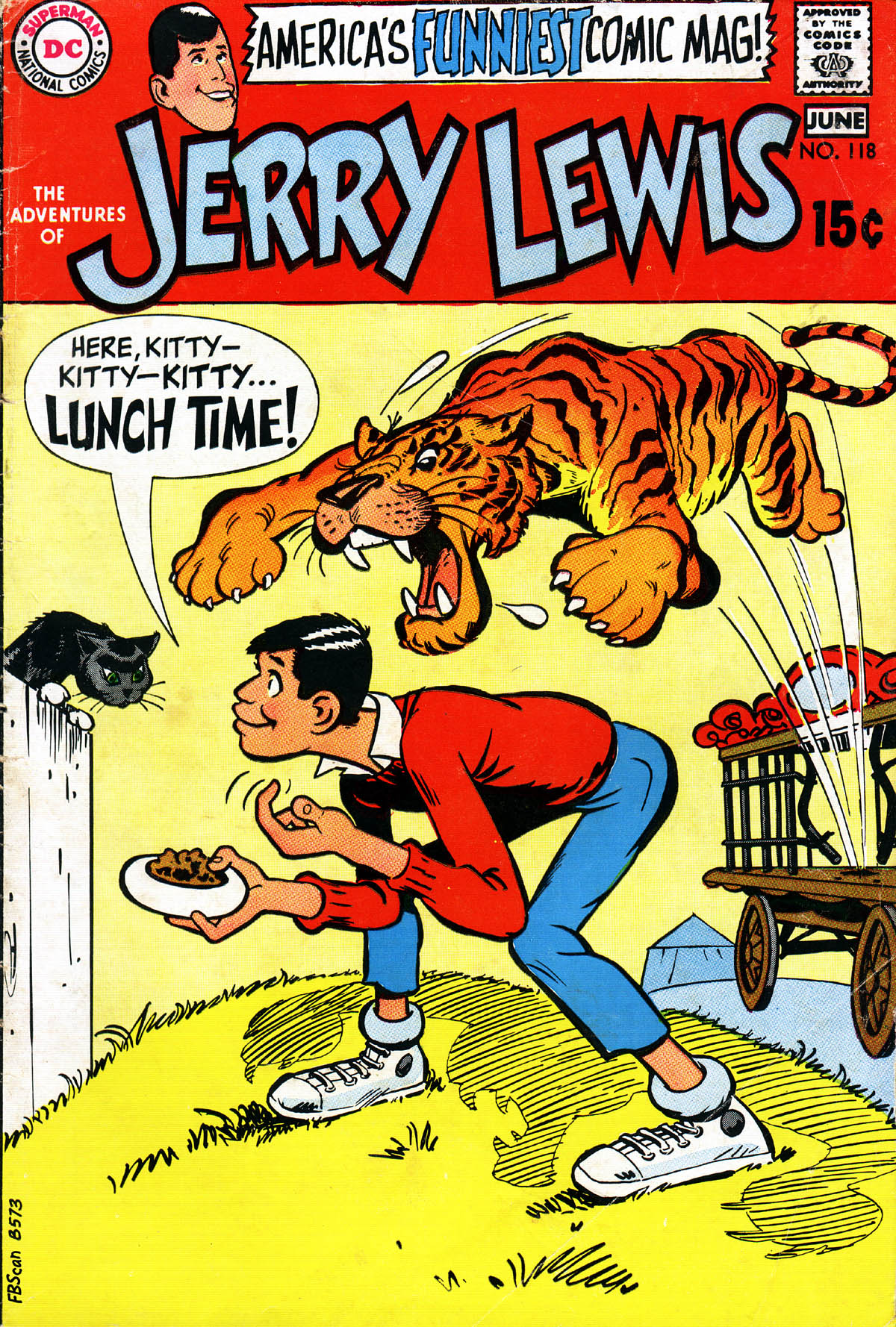 Read online The Adventures of Jerry Lewis comic -  Issue #118 - 1