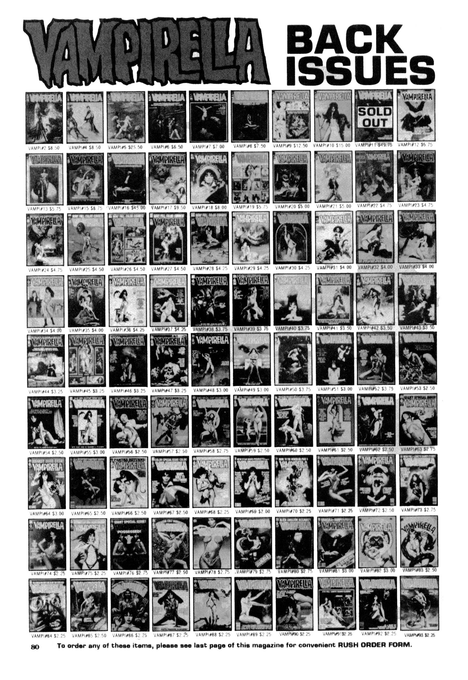Read online Vampirella (1969) comic -  Issue #110 - 80