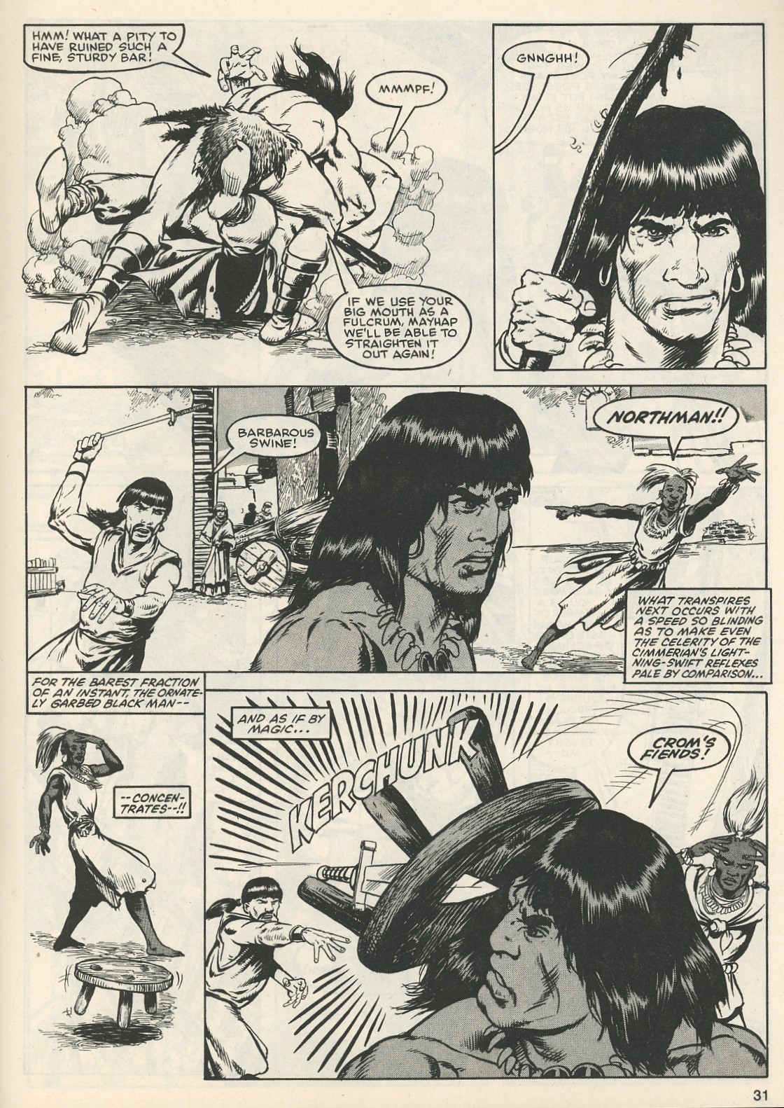 Read online The Savage Sword Of Conan comic -  Issue #111 - 32