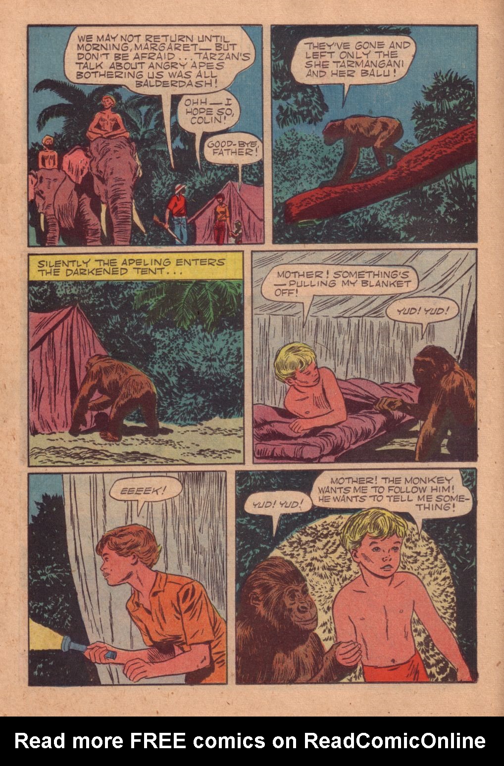 Read online Tarzan (1948) comic -  Issue #27 - 14